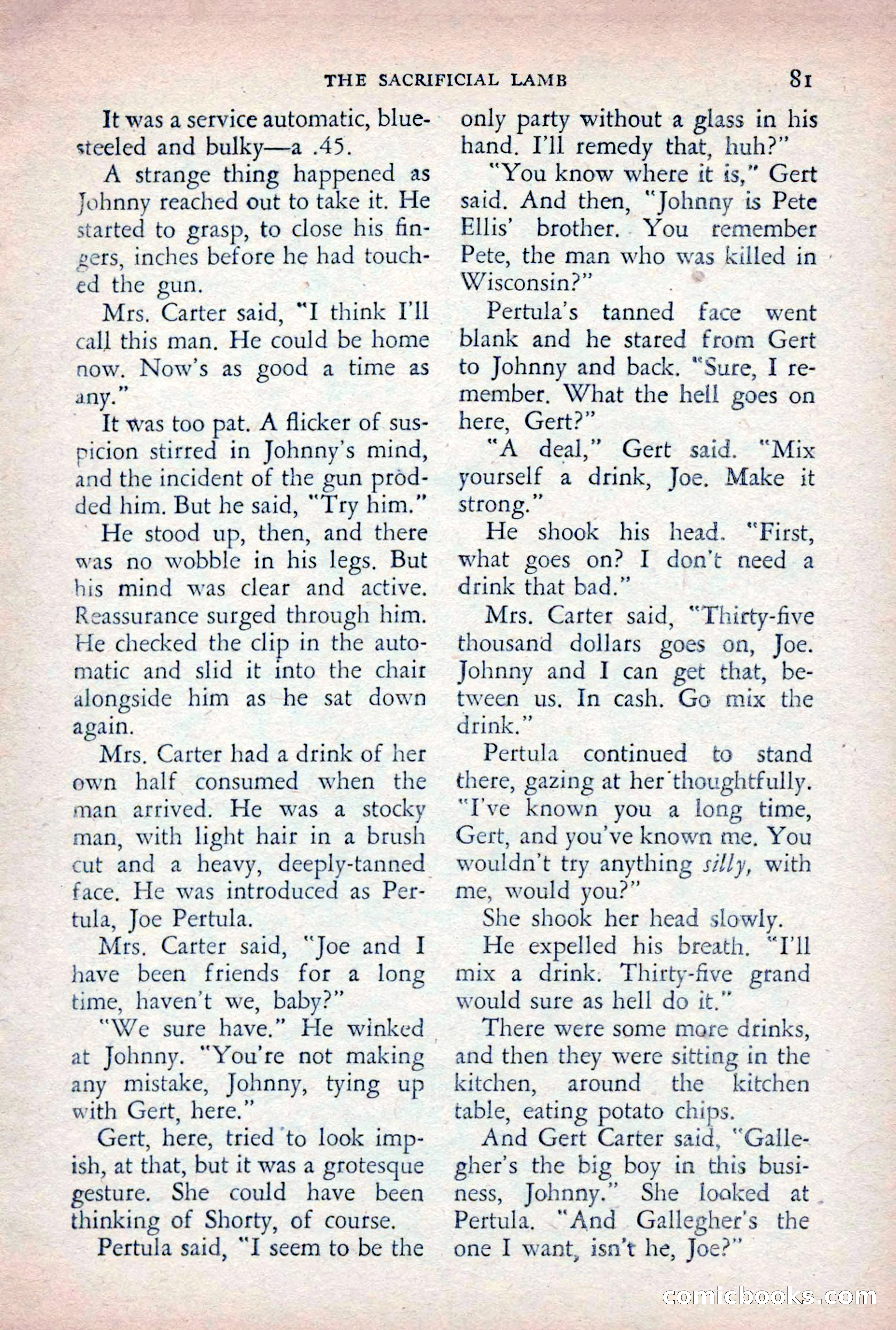 The Saint Detective Magazine, August 1955 — page 83 of 164