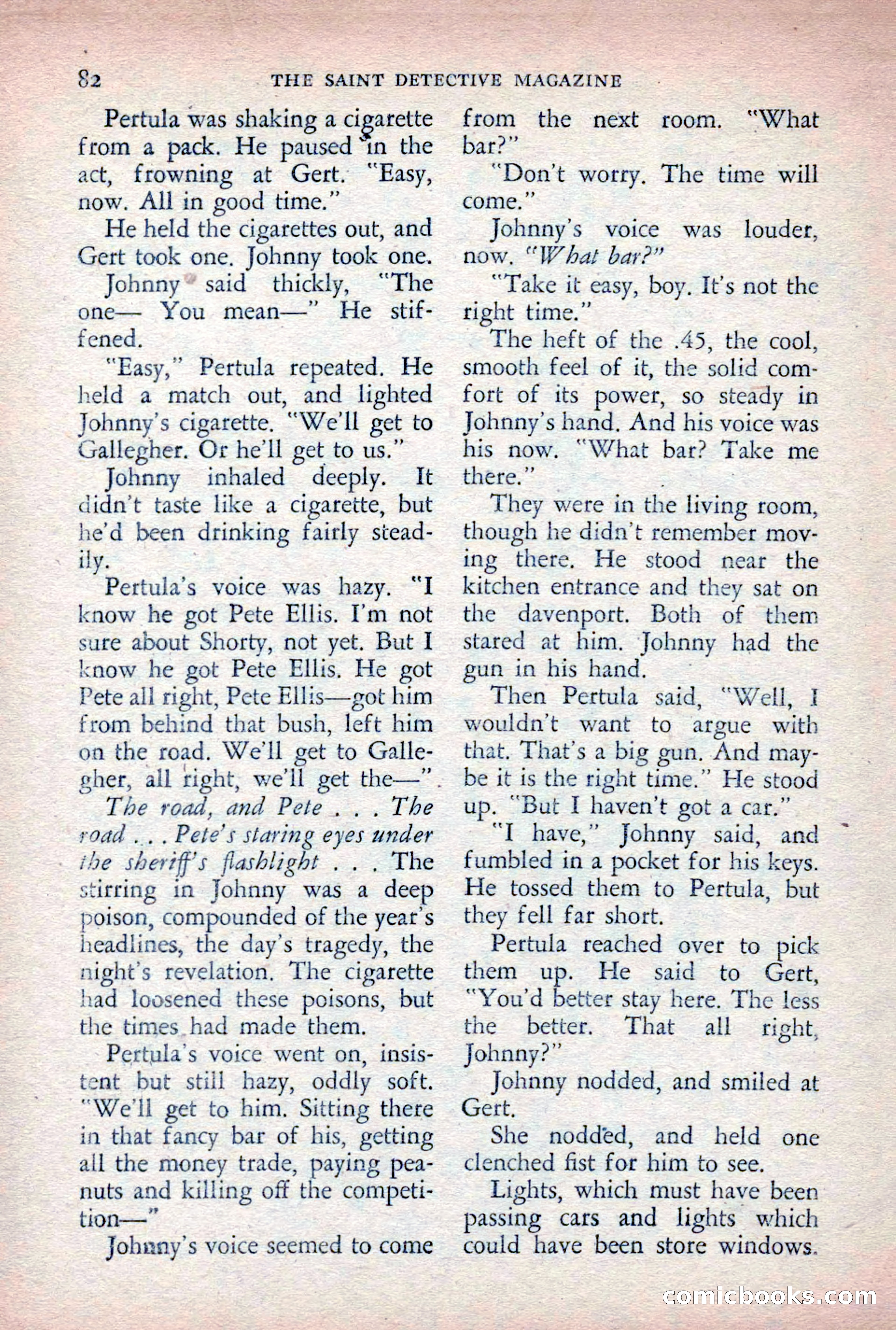 The Saint Detective Magazine, August 1955 — page 84 of 164