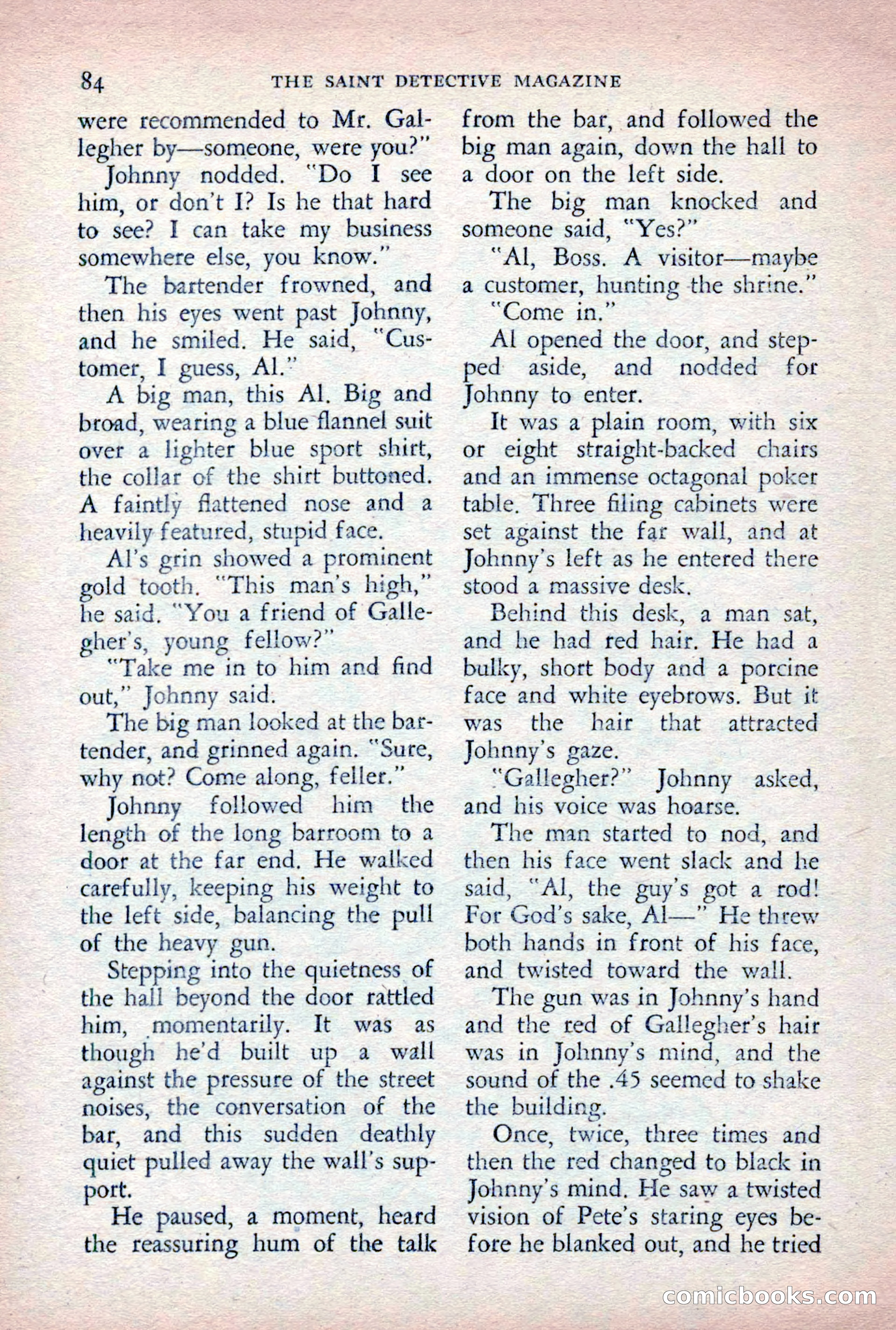 The Saint Detective Magazine, August 1955 — page 86 of 164