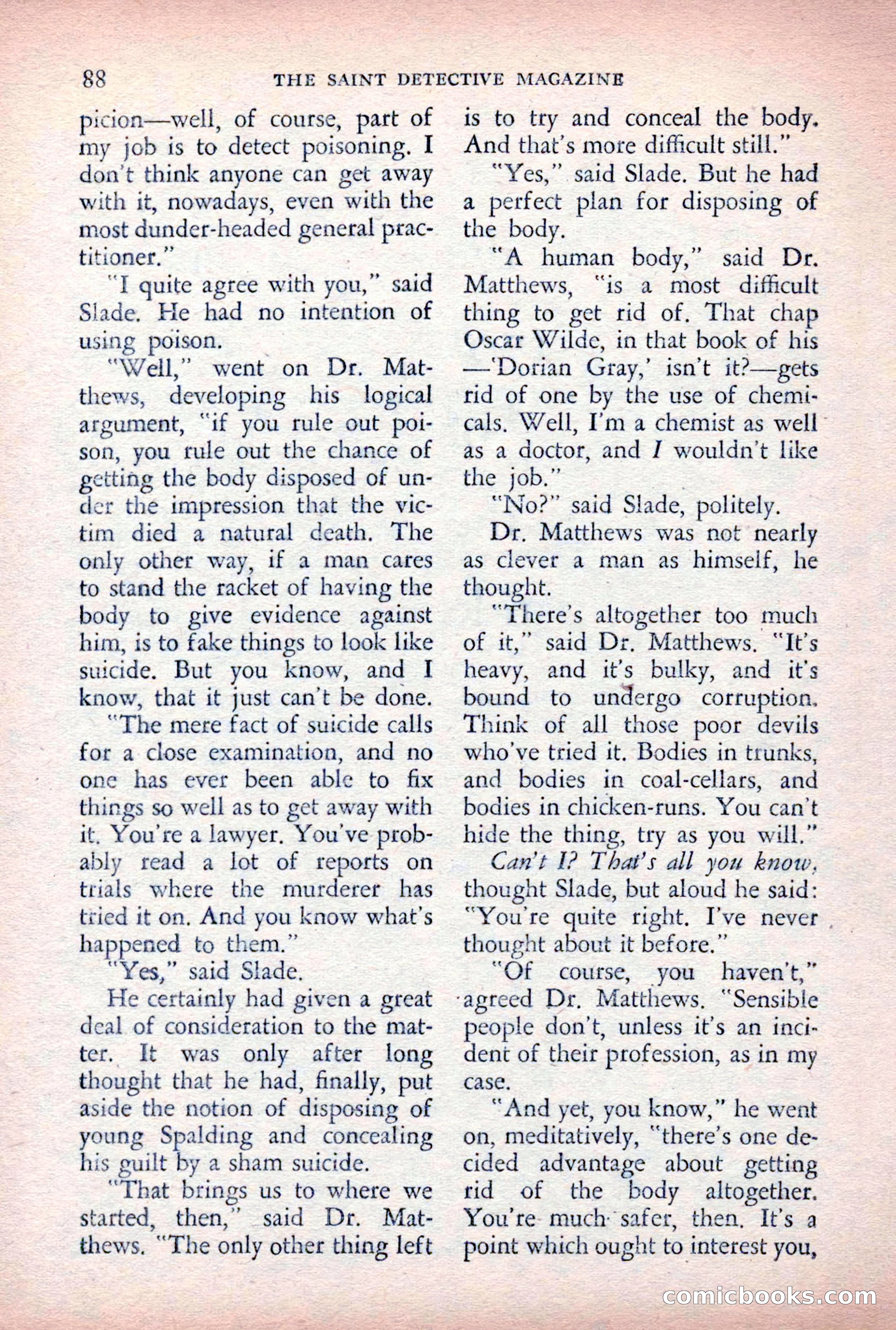 The Saint Detective Magazine, August 1955 — page 90 of 164