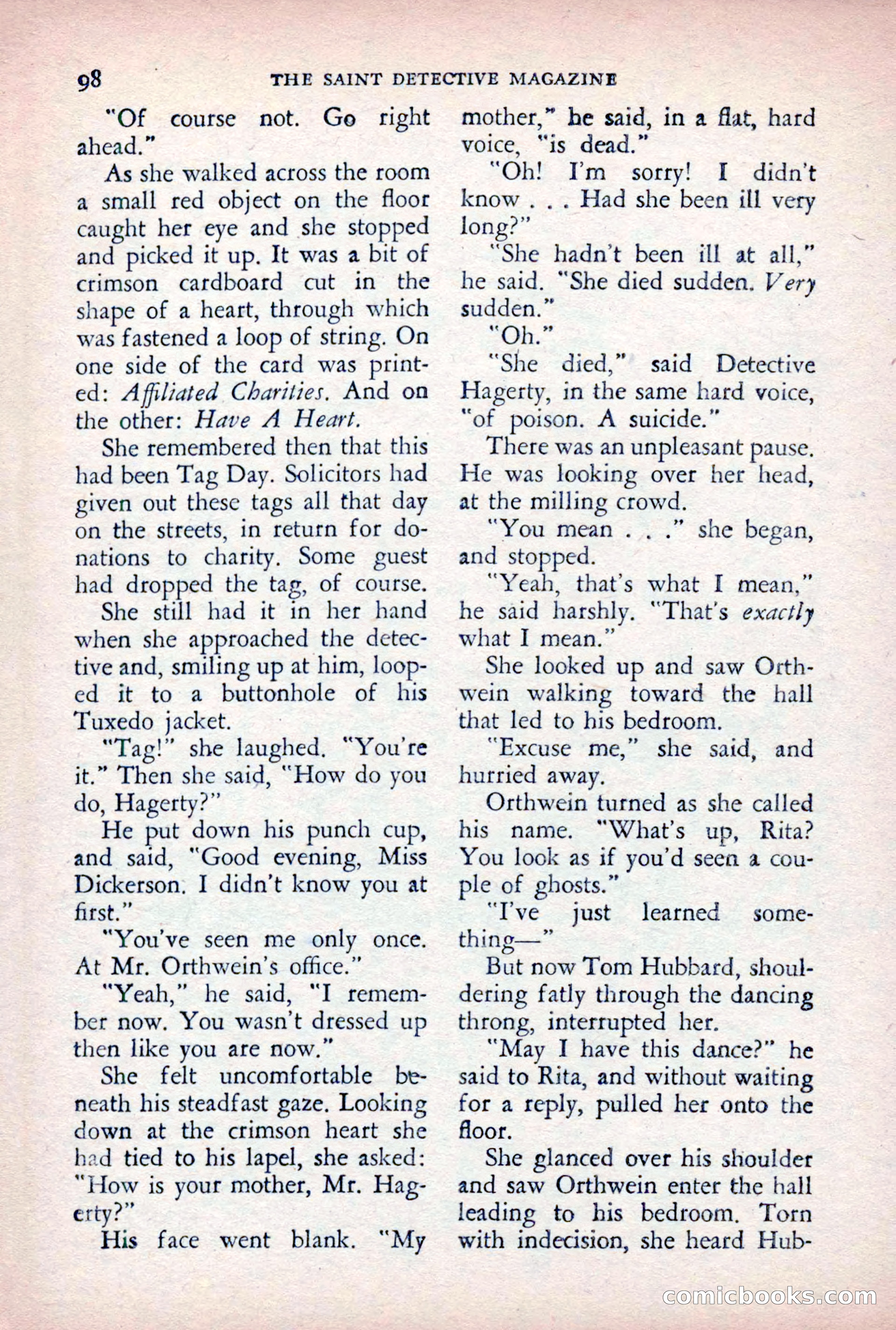 The Saint Detective Magazine, August 1955 — page 100 of 164