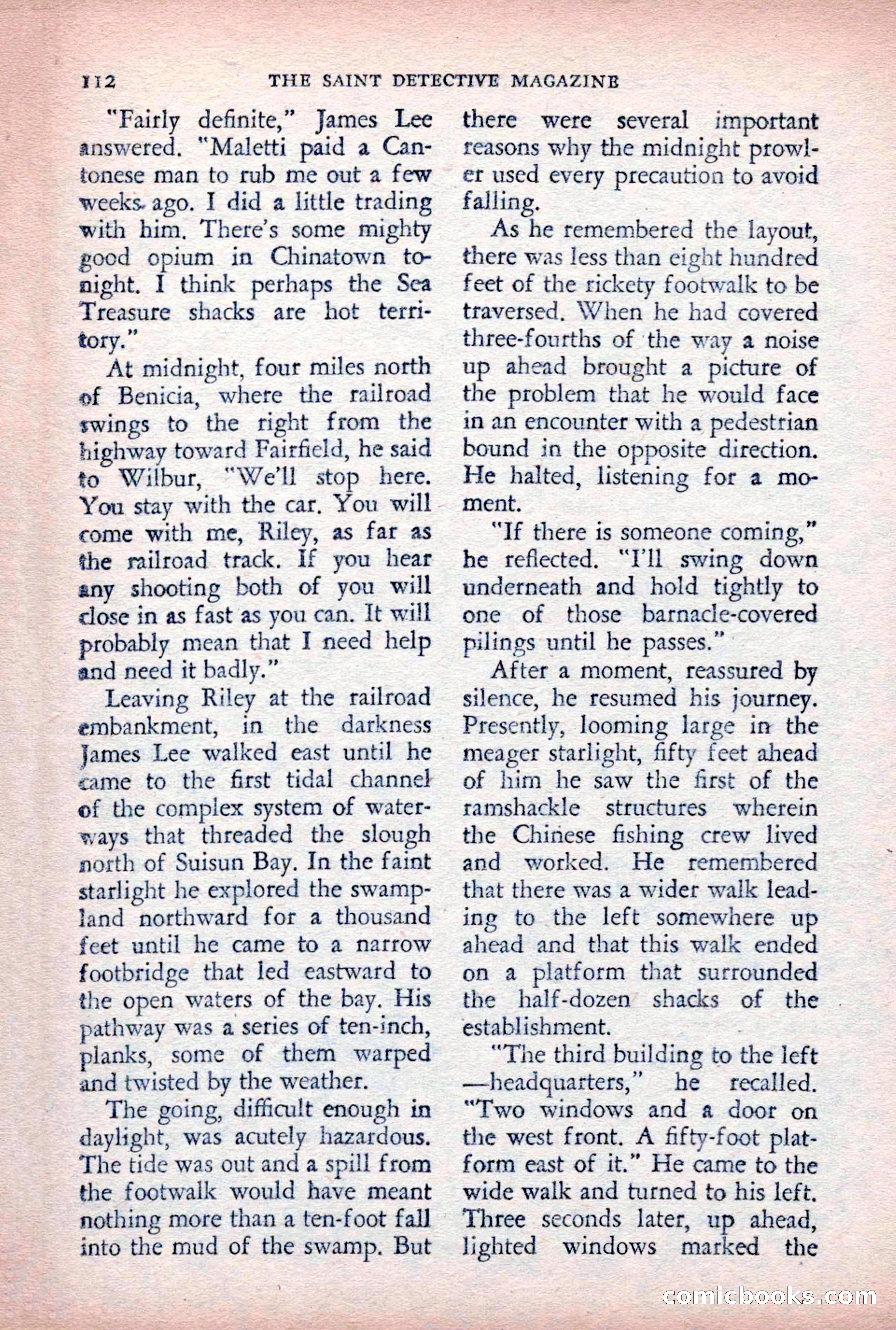 The Saint Detective Magazine, August 1955 — page 114 of 164