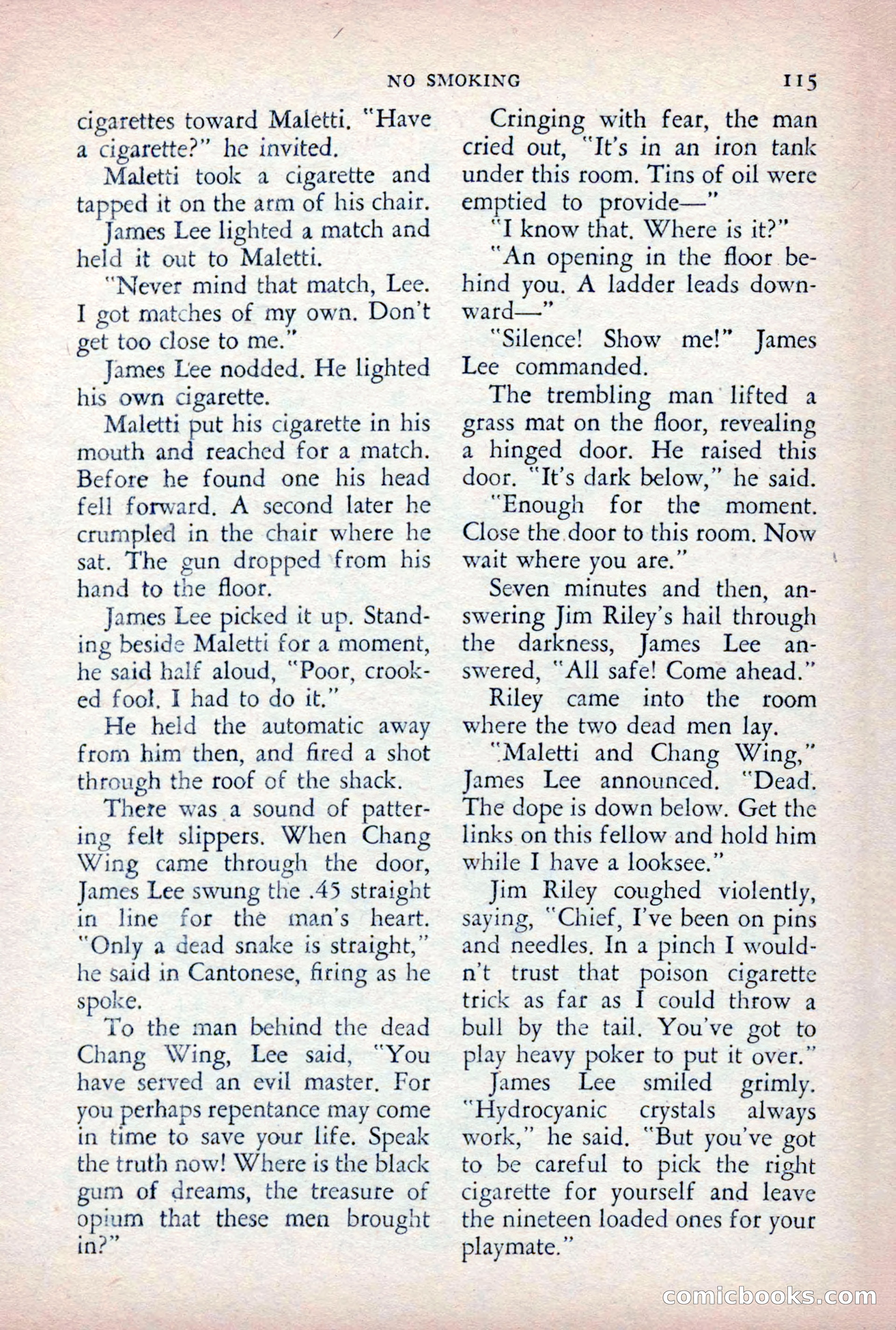 The Saint Detective Magazine, August 1955 — page 117 of 164