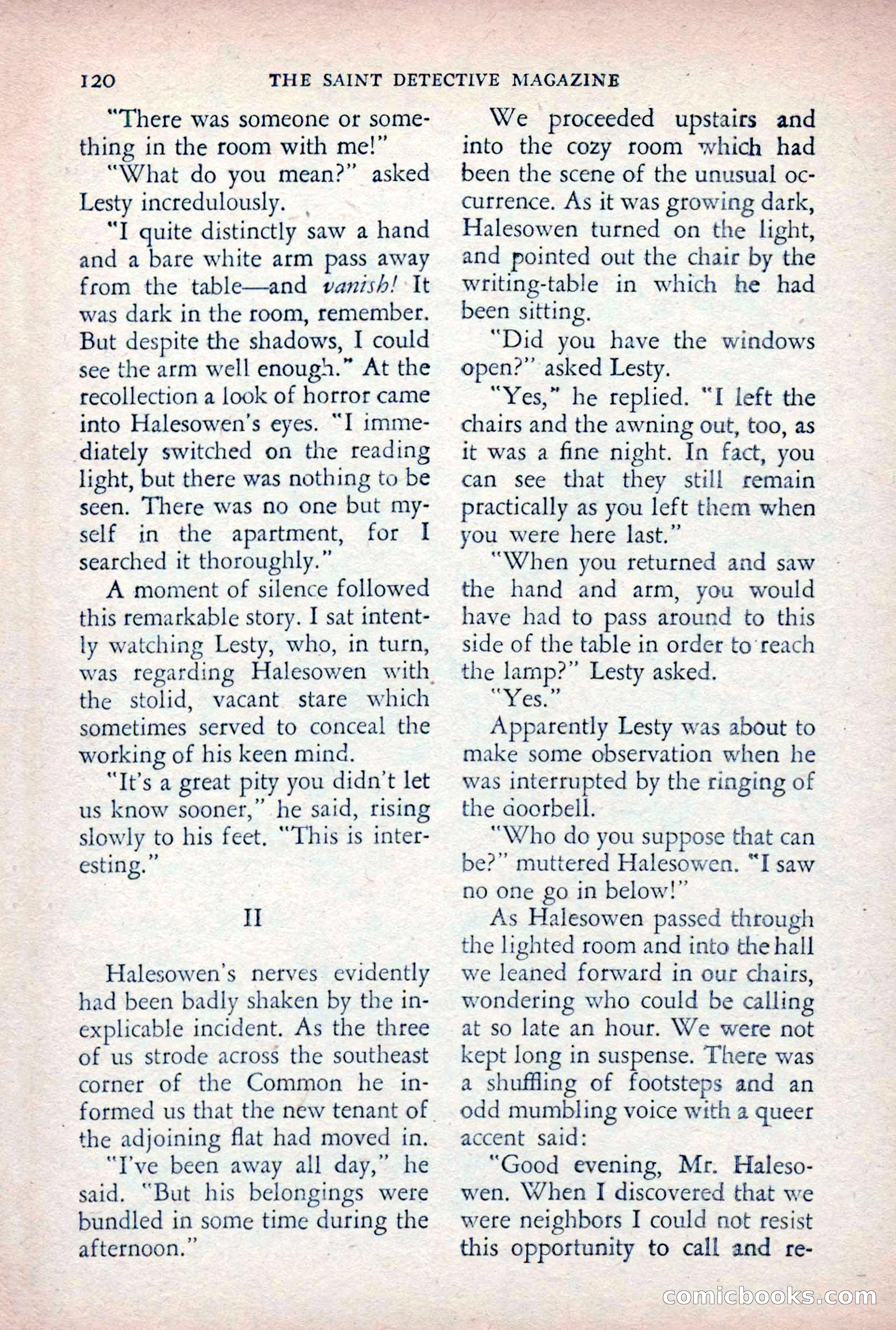 The Saint Detective Magazine, August 1955 — page 122 of 164