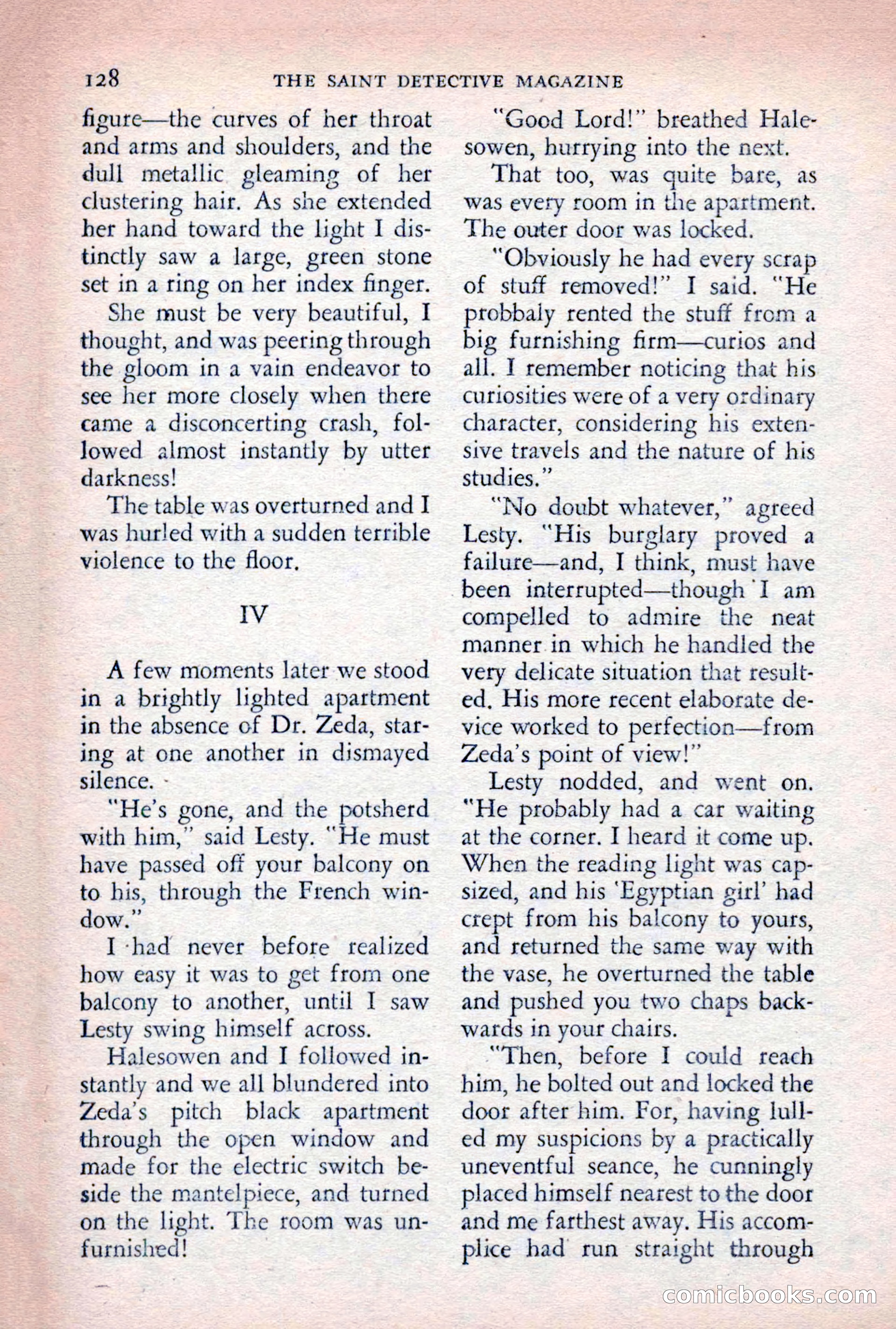 The Saint Detective Magazine, August 1955 — page 130 of 164