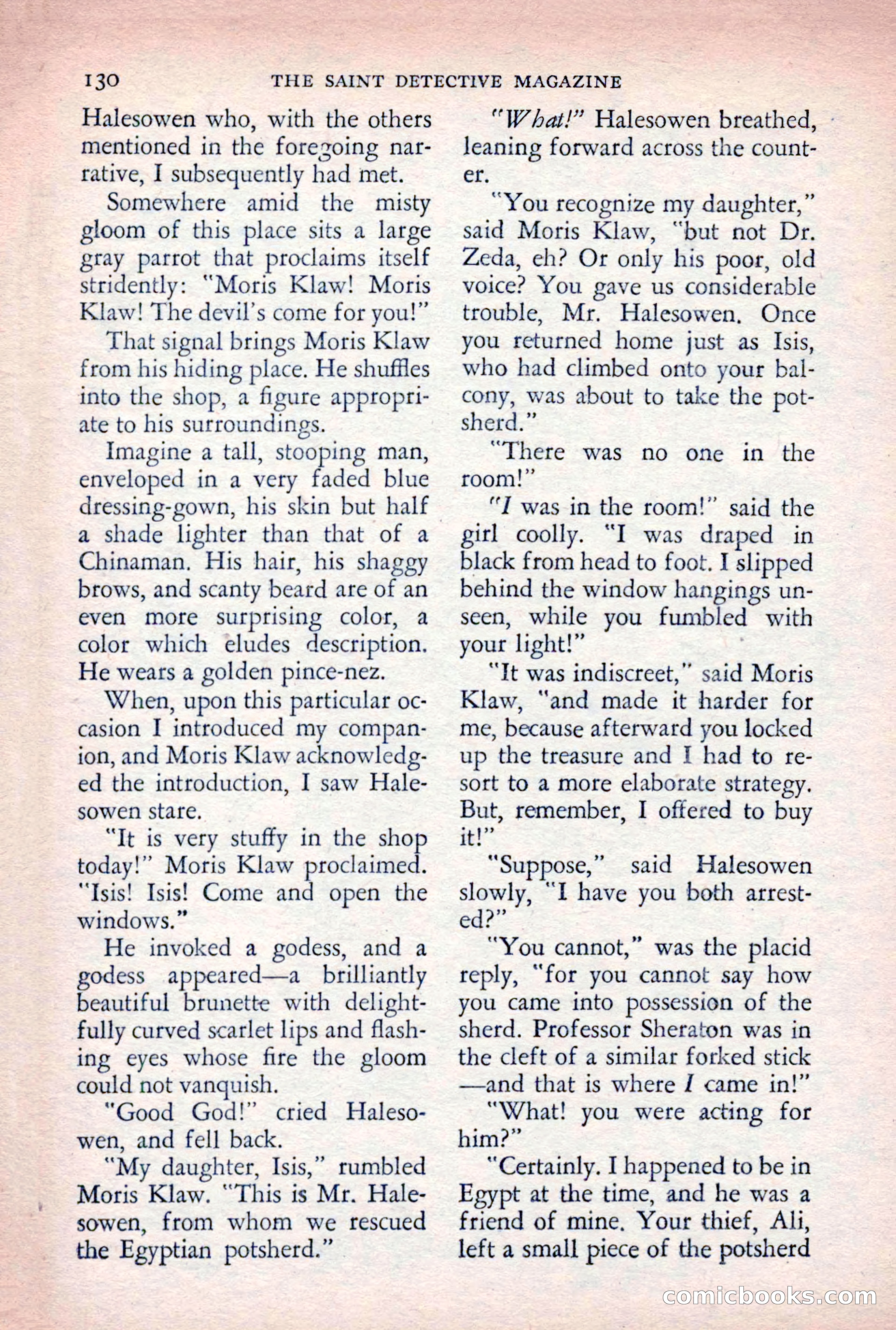 The Saint Detective Magazine, August 1955 — page 132 of 164