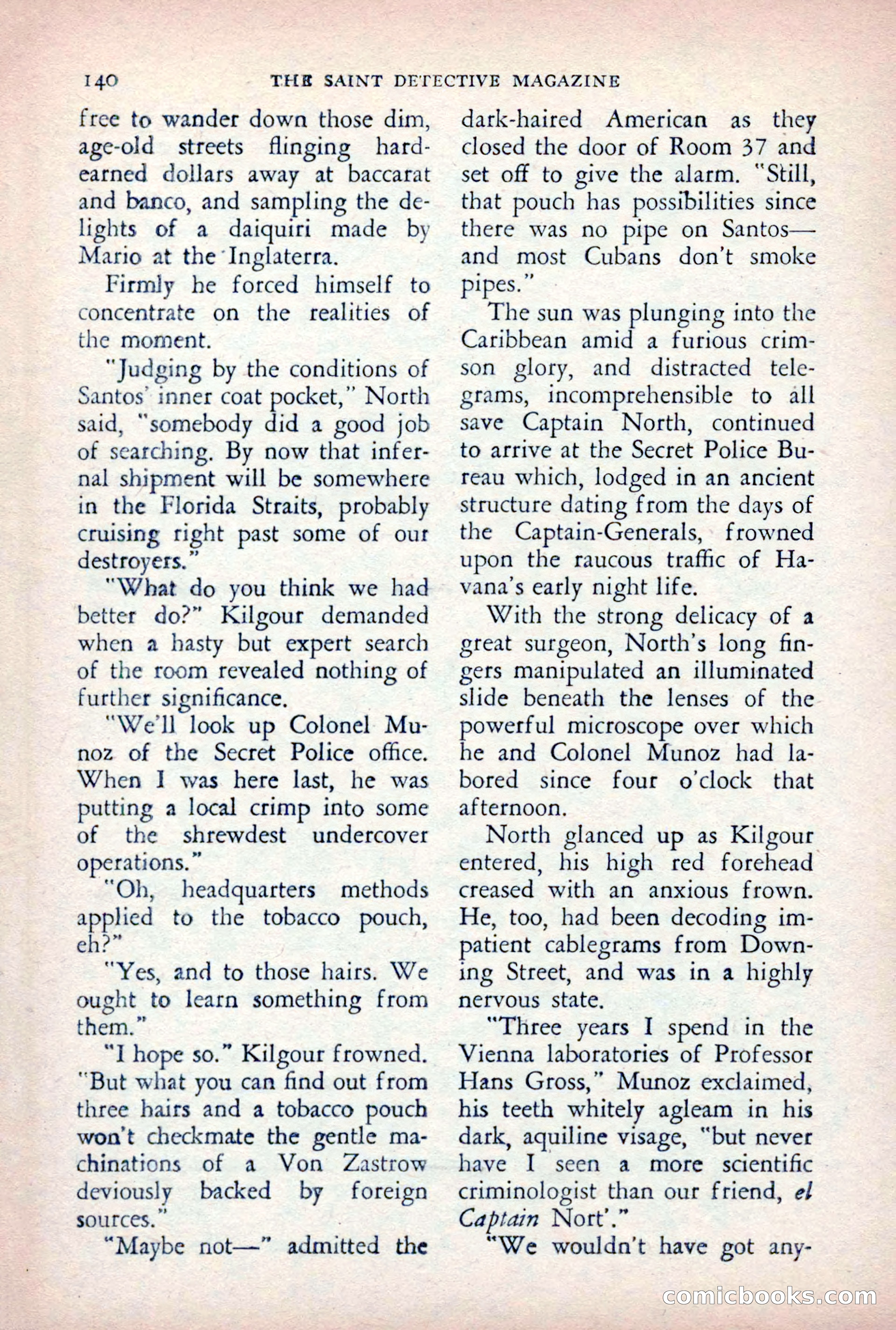 The Saint Detective Magazine, August 1955 — page 142 of 164