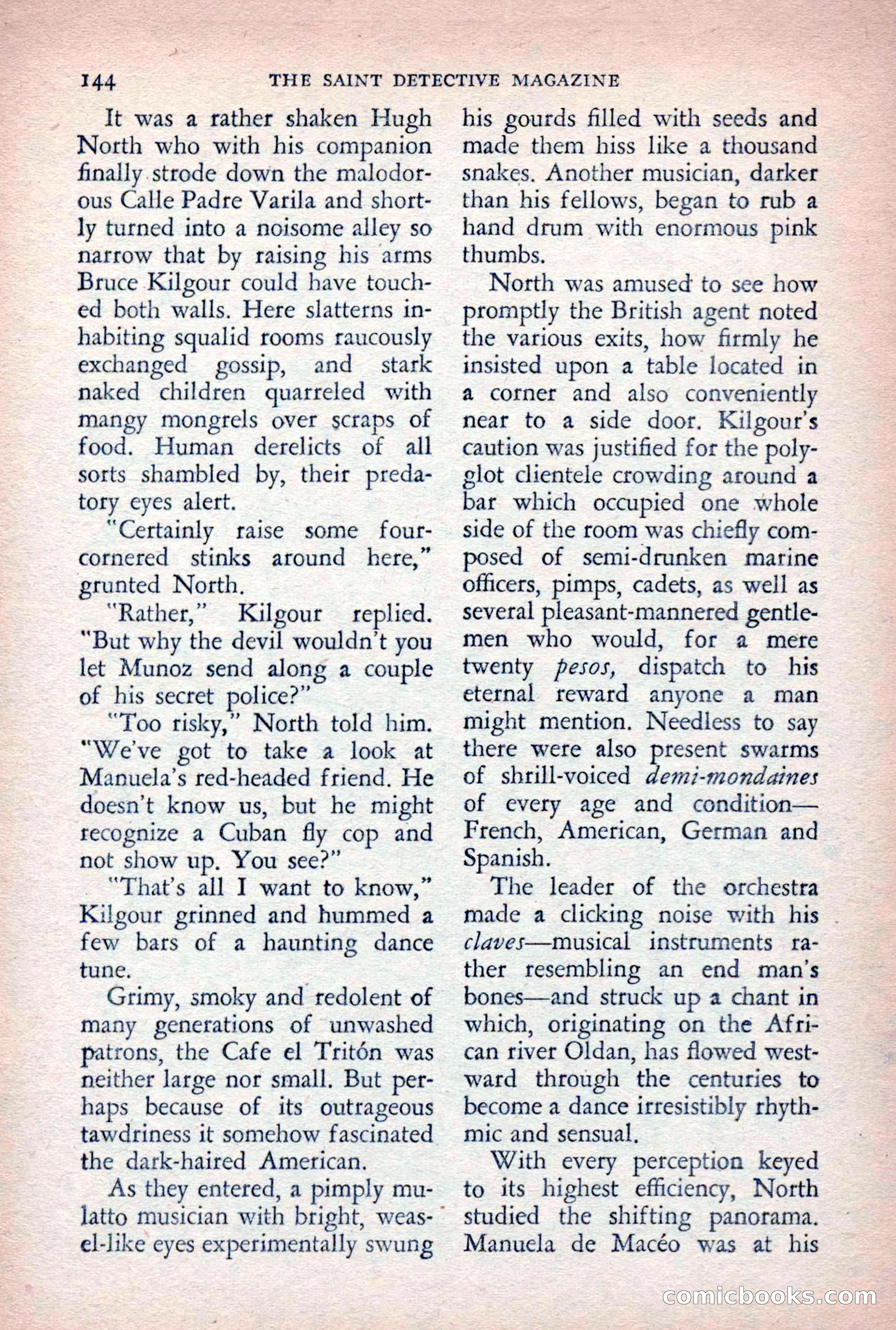 The Saint Detective Magazine, August 1955 — page 146 of 164