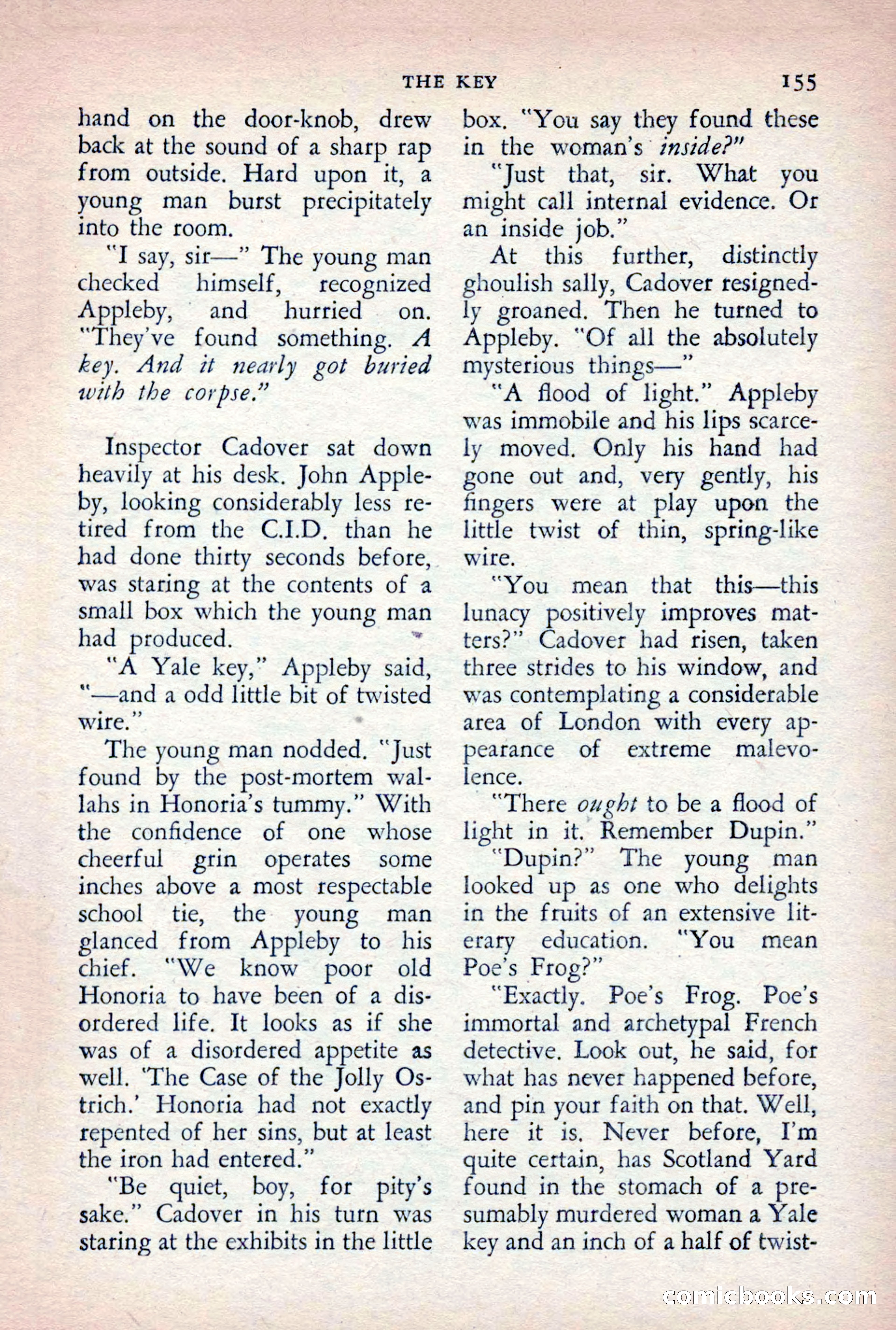 The Saint Detective Magazine, August 1955 — page 157 of 164
