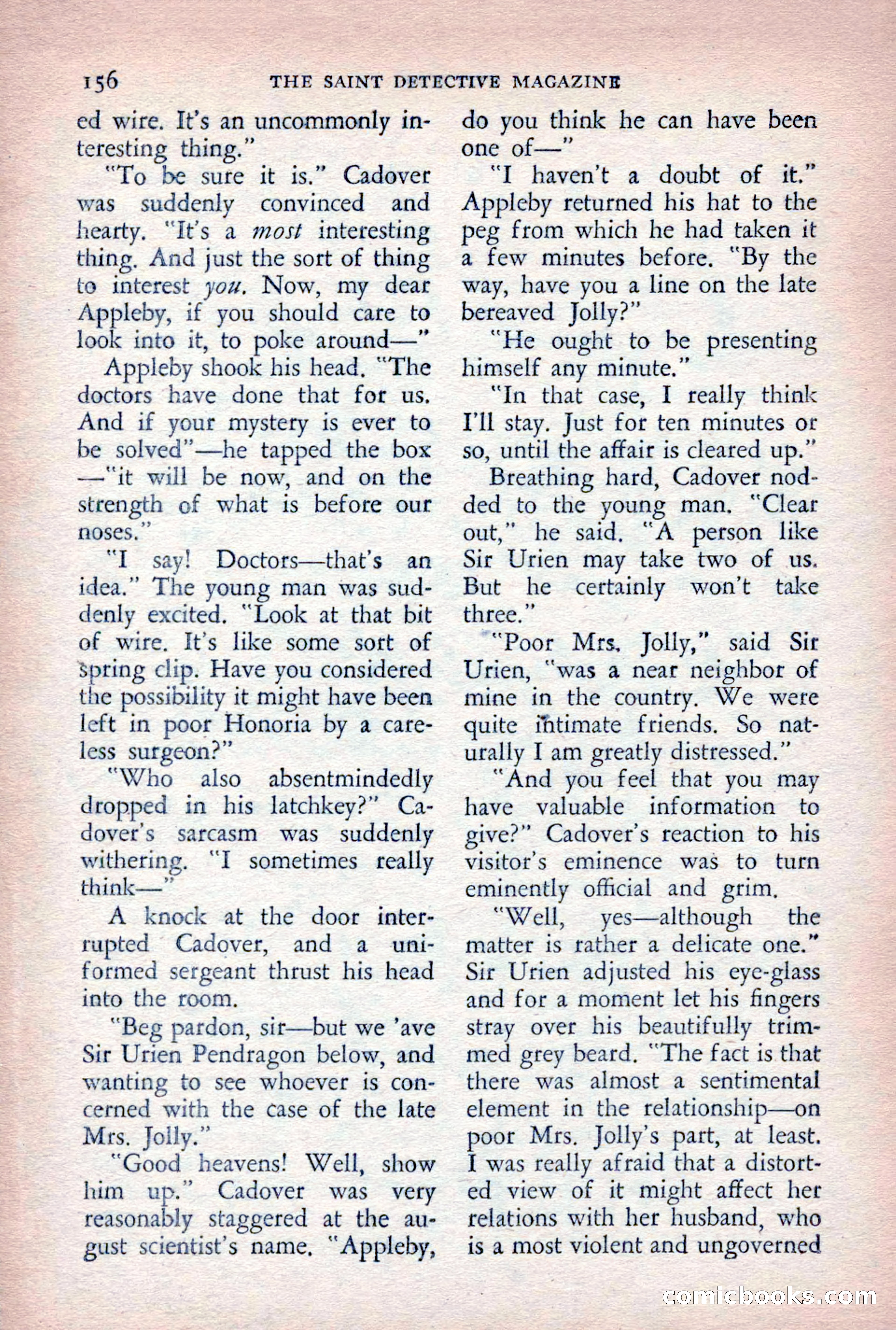 The Saint Detective Magazine, August 1955 — page 158 of 164