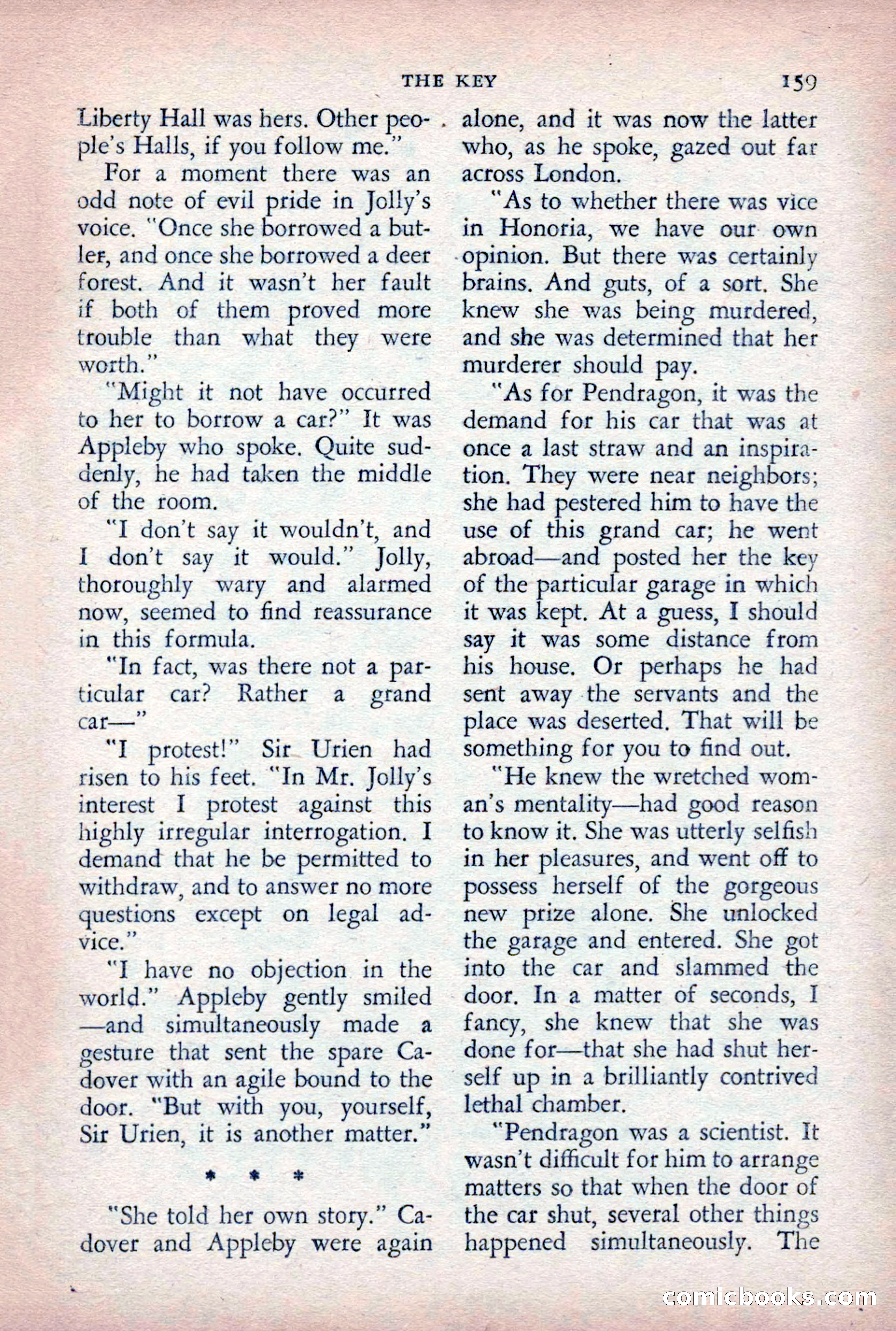 The Saint Detective Magazine, August 1955 — page 161 of 164