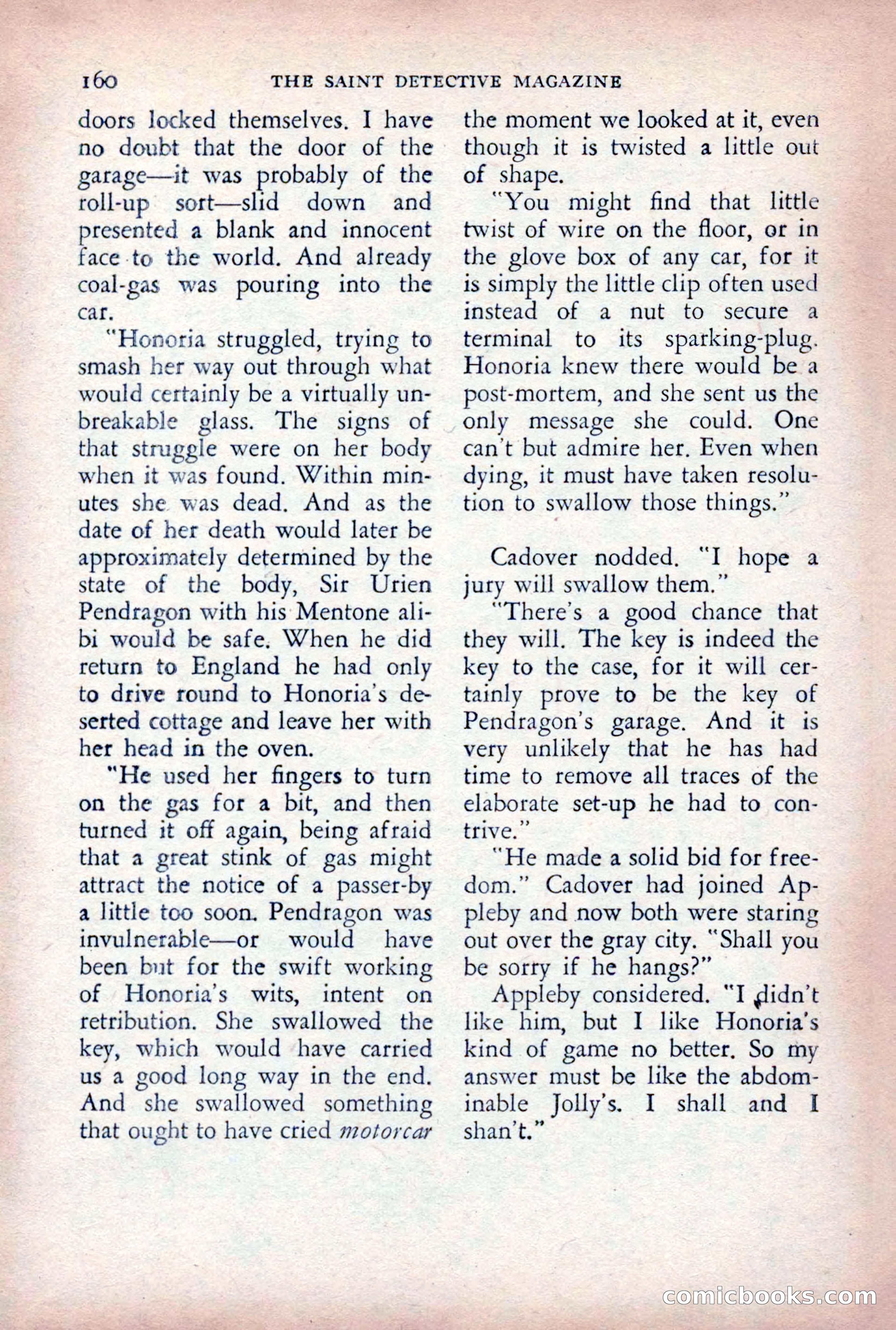 The Saint Detective Magazine, August 1955 — page 162 of 164