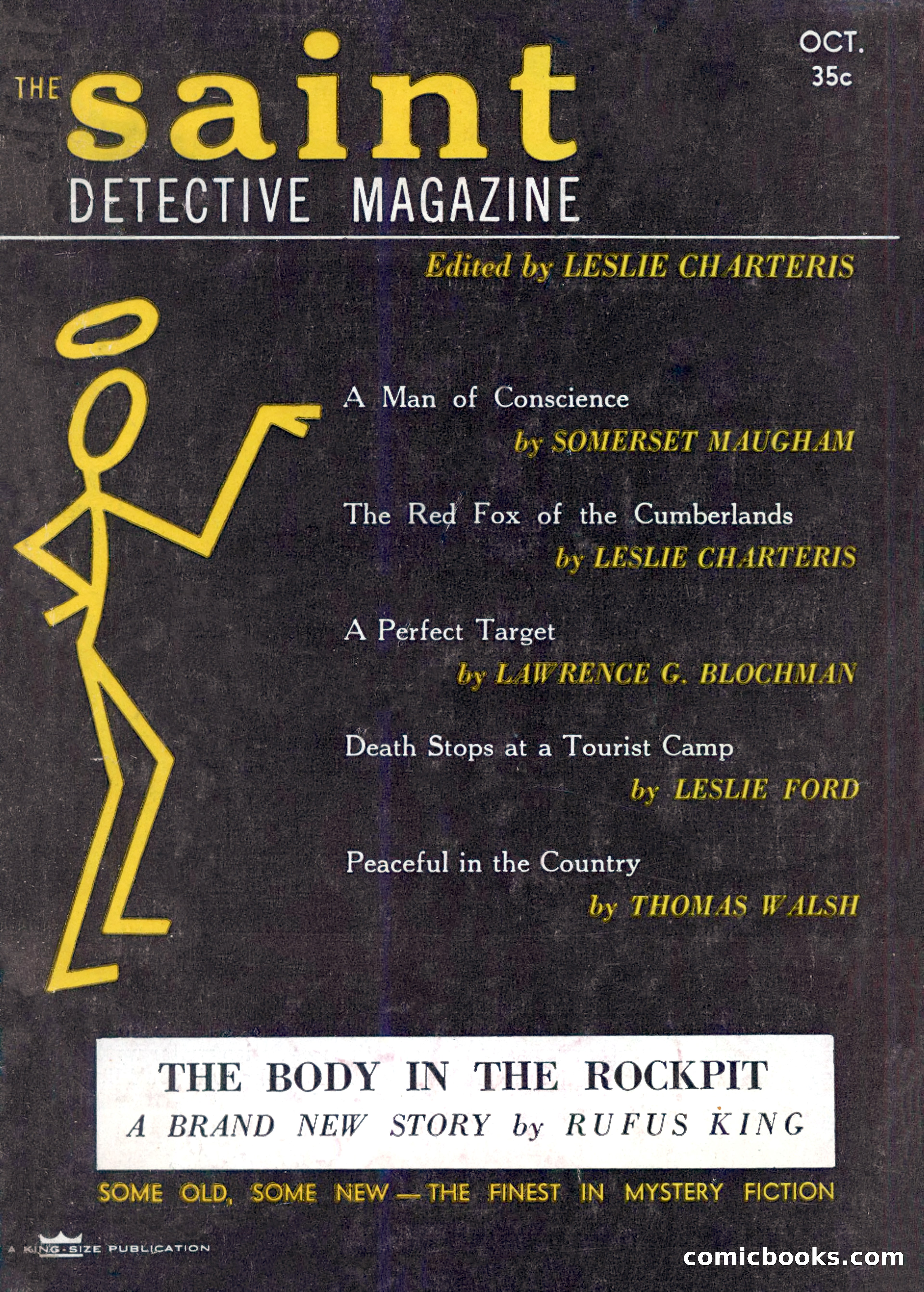 The Saint Detective Magazine, October 1955