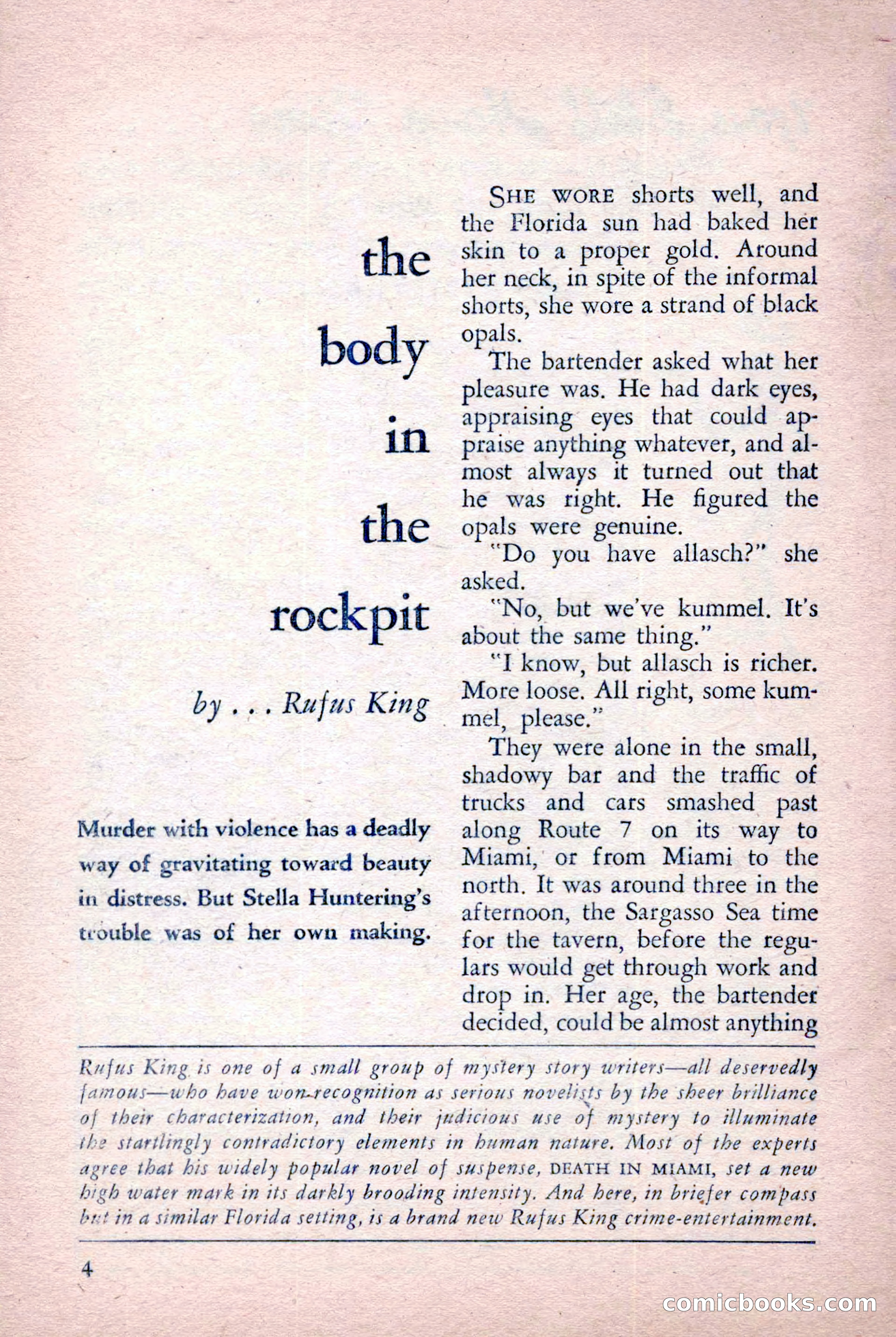 The Saint Detective Magazine, October 1955 — page 6 of 164