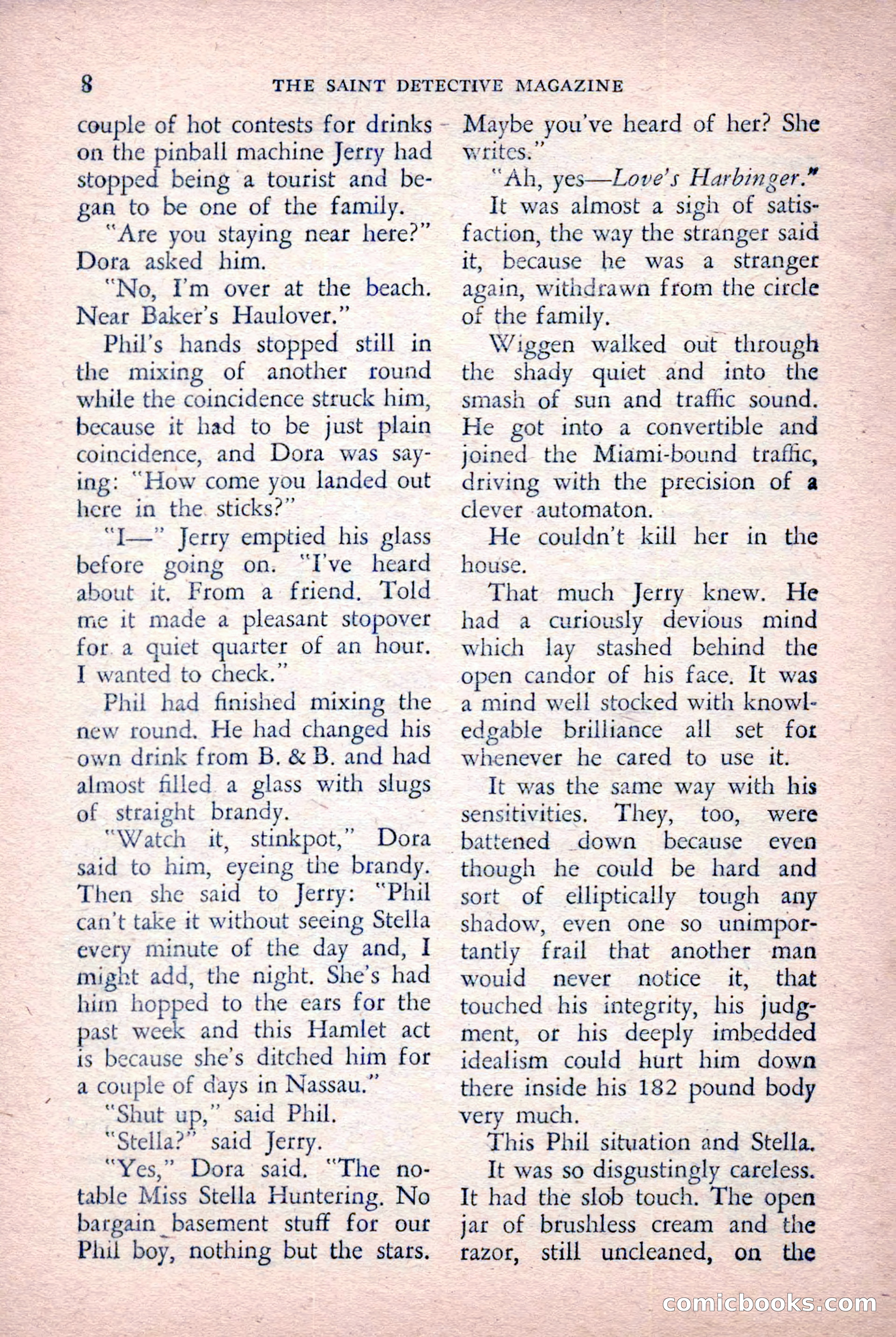 The Saint Detective Magazine, October 1955 — page 10 of 164