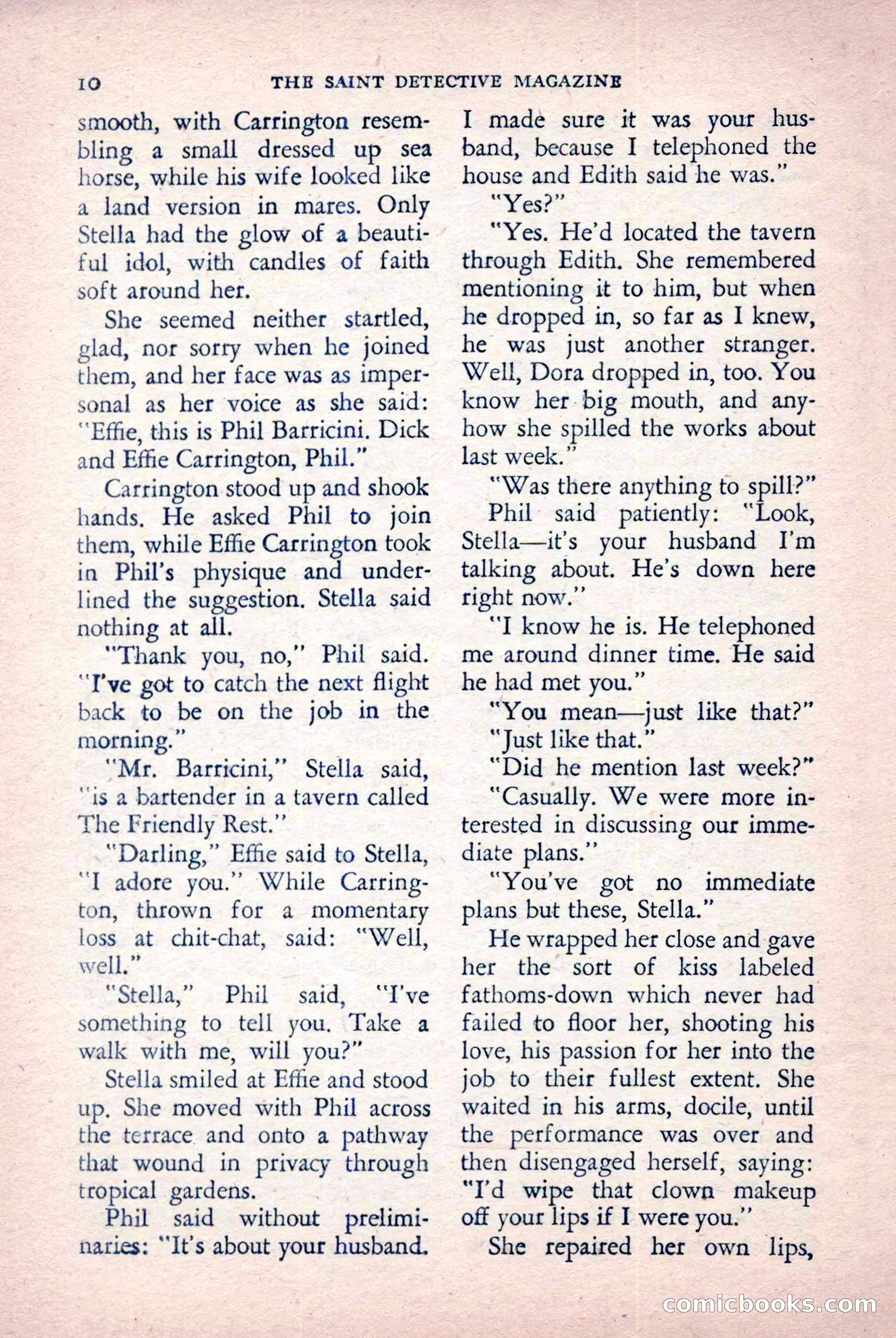 The Saint Detective Magazine, October 1955 — page 12 of 164