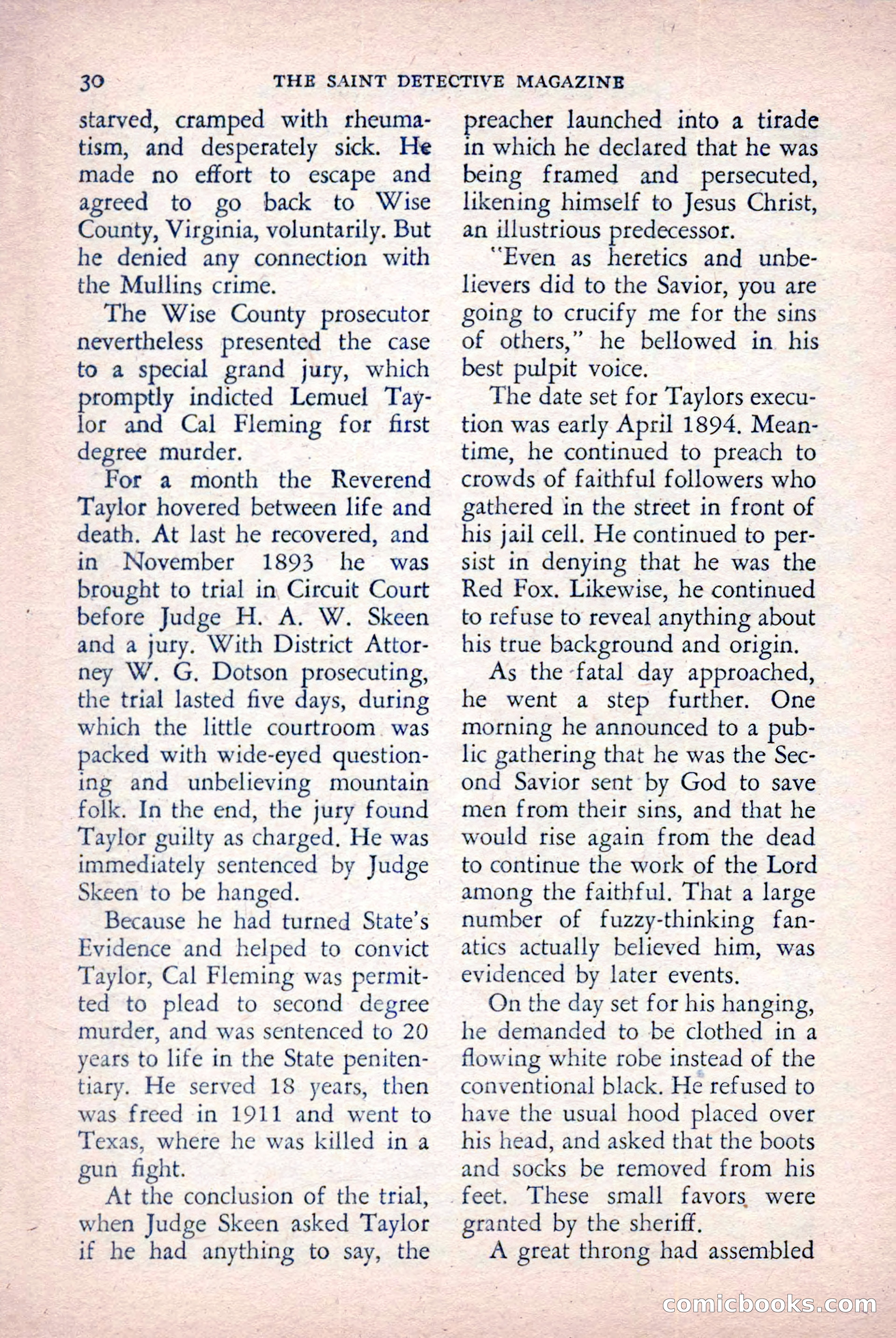 The Saint Detective Magazine, October 1955 — page 32 of 164