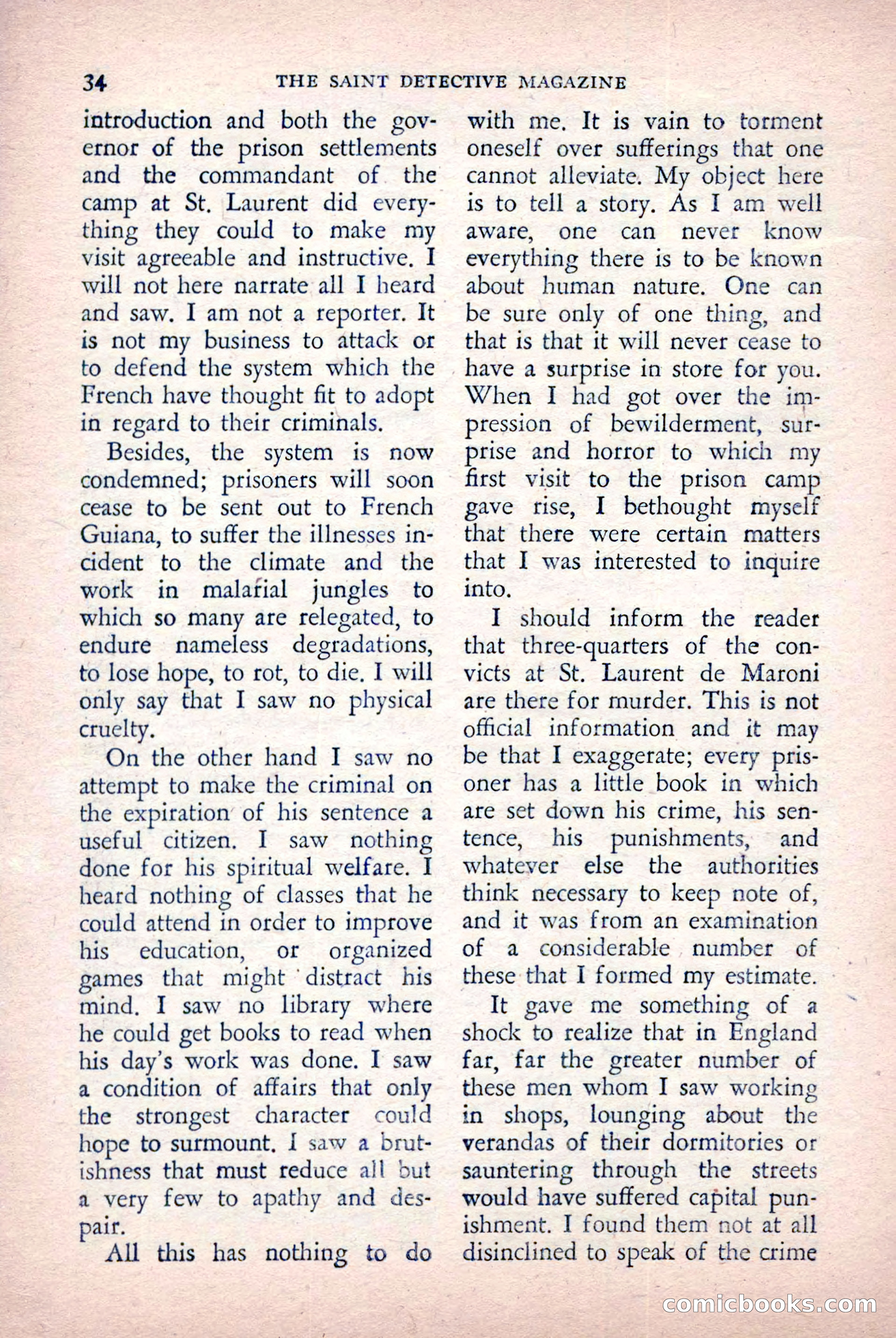 The Saint Detective Magazine, October 1955 — page 36 of 164
