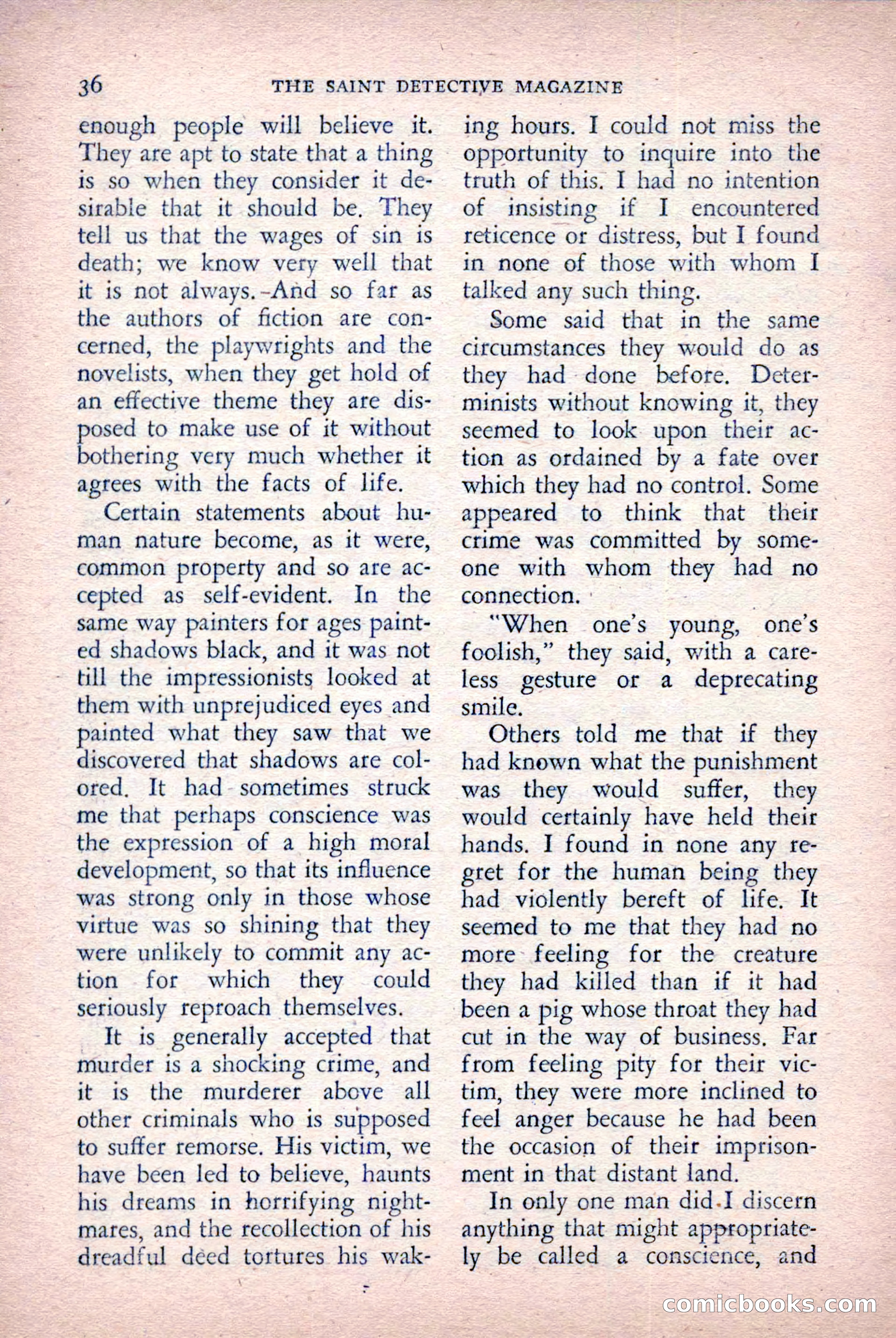 The Saint Detective Magazine, October 1955 — page 38 of 164
