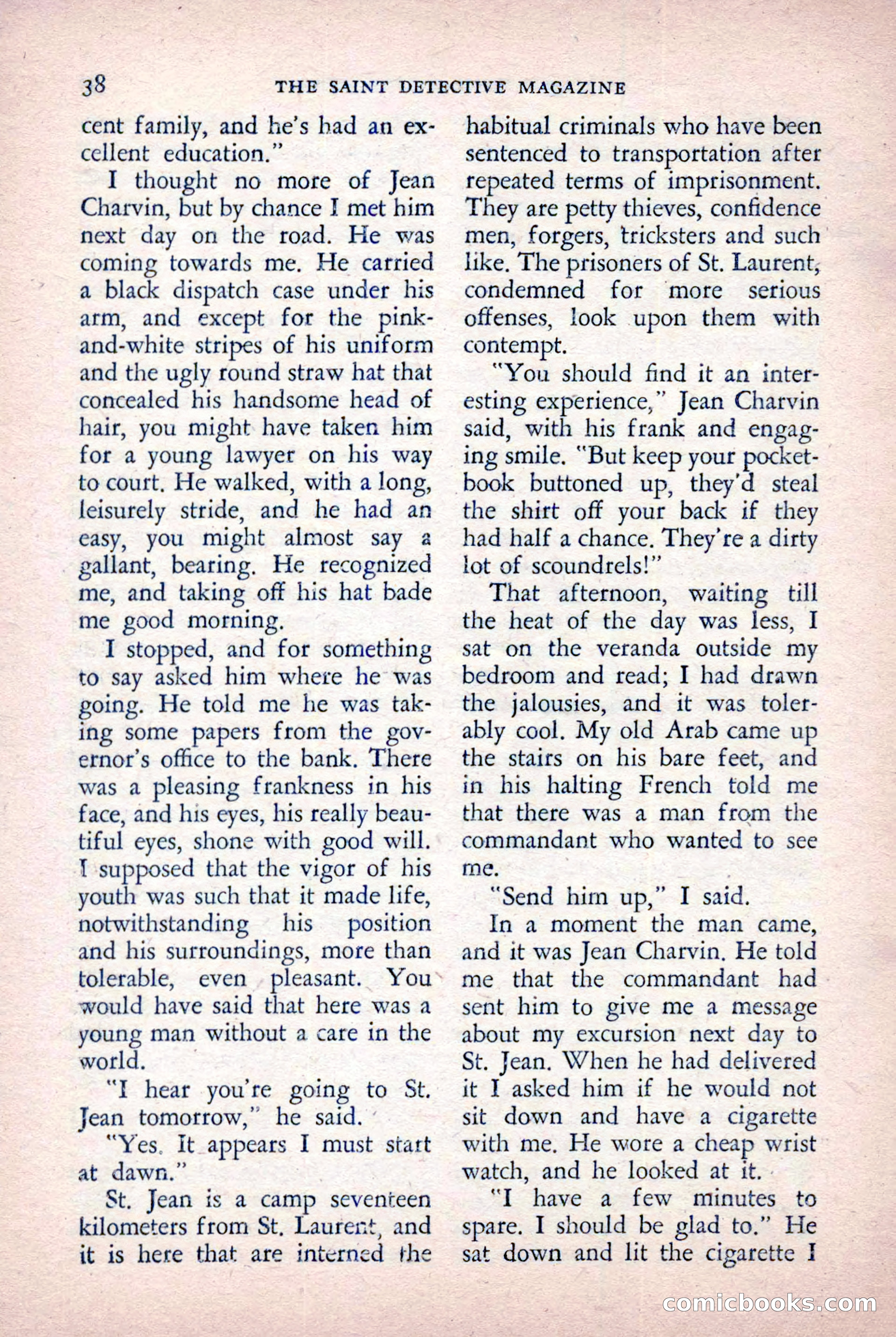 The Saint Detective Magazine, October 1955 — page 40 of 164