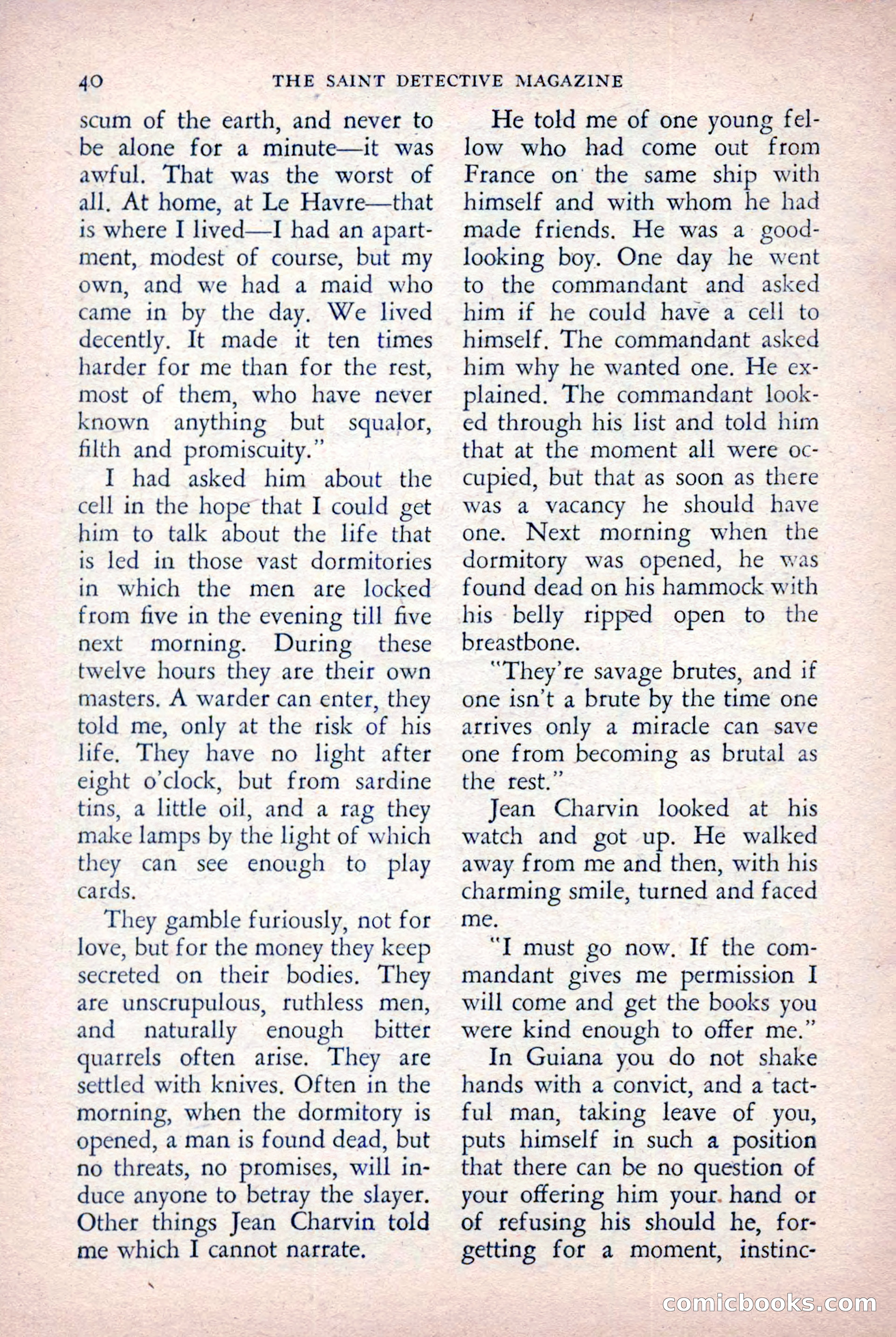 The Saint Detective Magazine, October 1955 — page 42 of 164