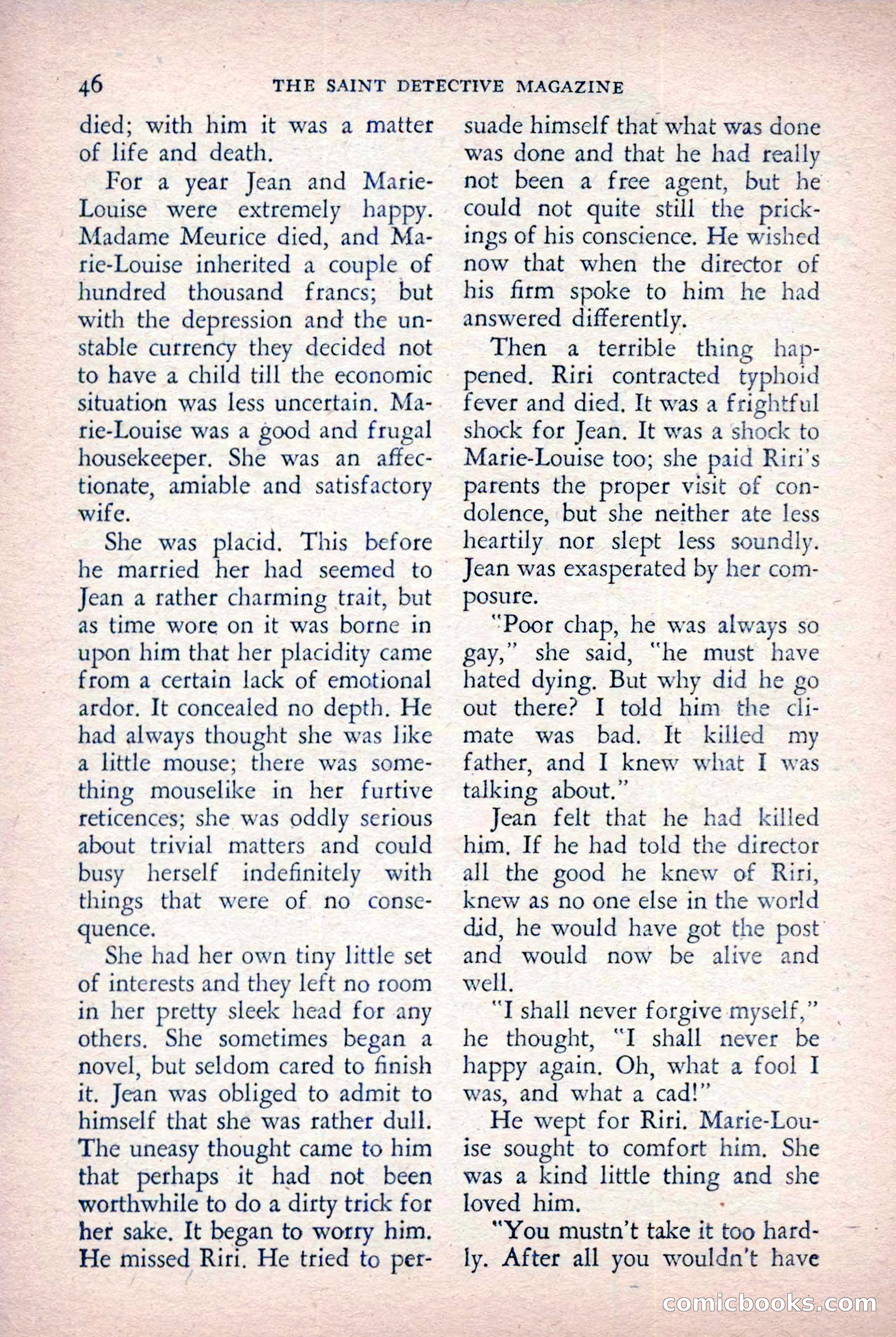The Saint Detective Magazine, October 1955 — page 48 of 164
