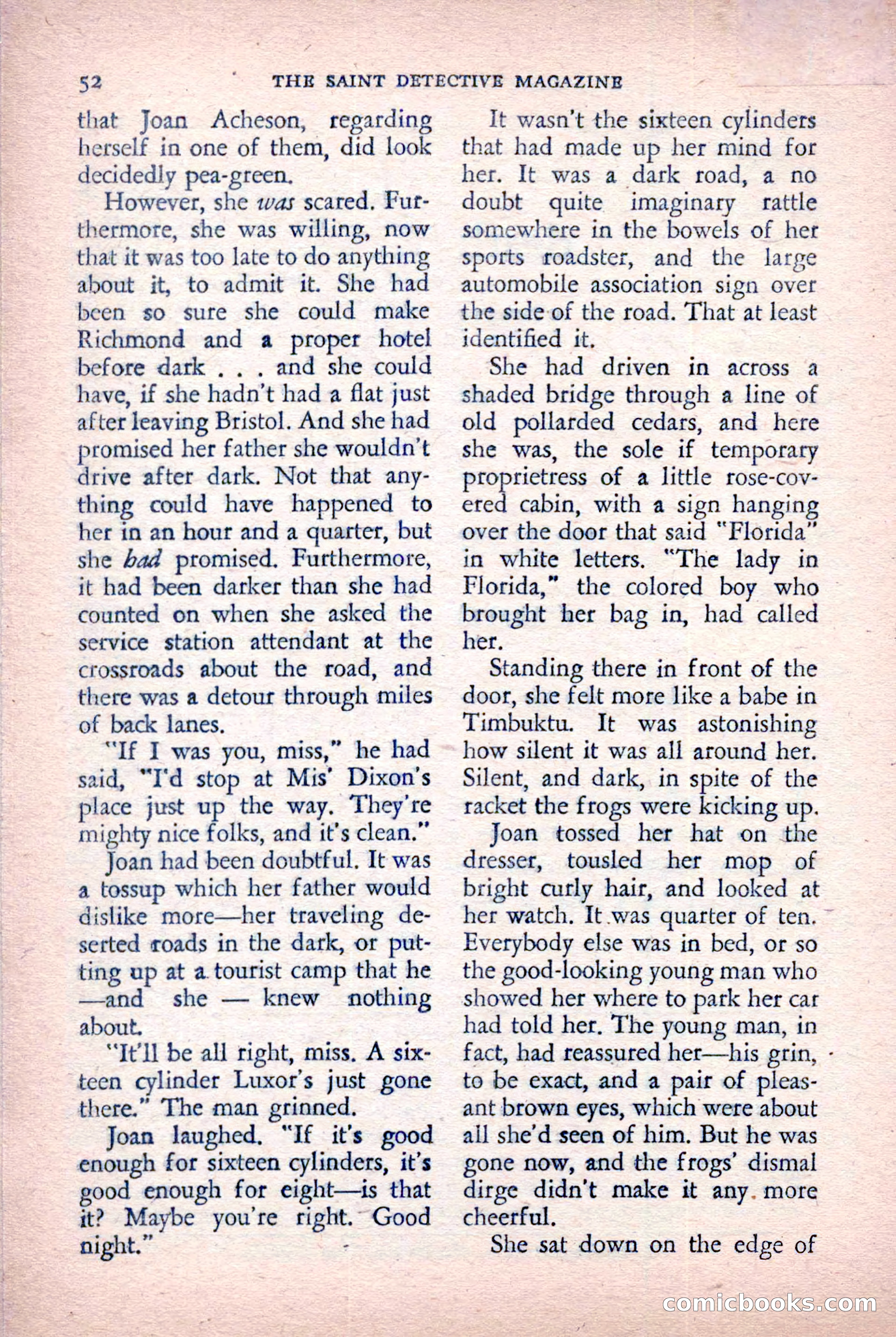 The Saint Detective Magazine, October 1955 — page 54 of 164