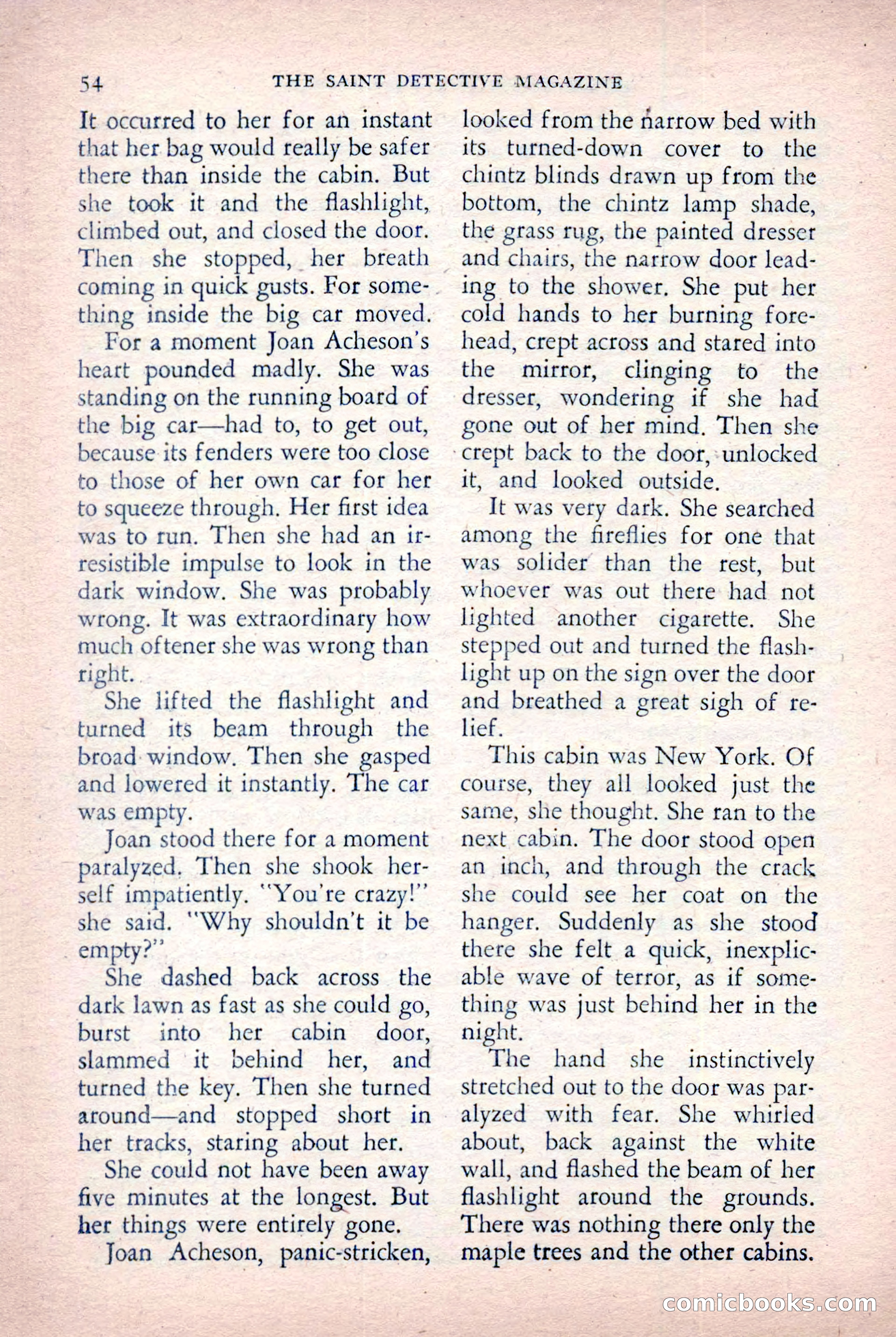 The Saint Detective Magazine, October 1955 — page 56 of 164
