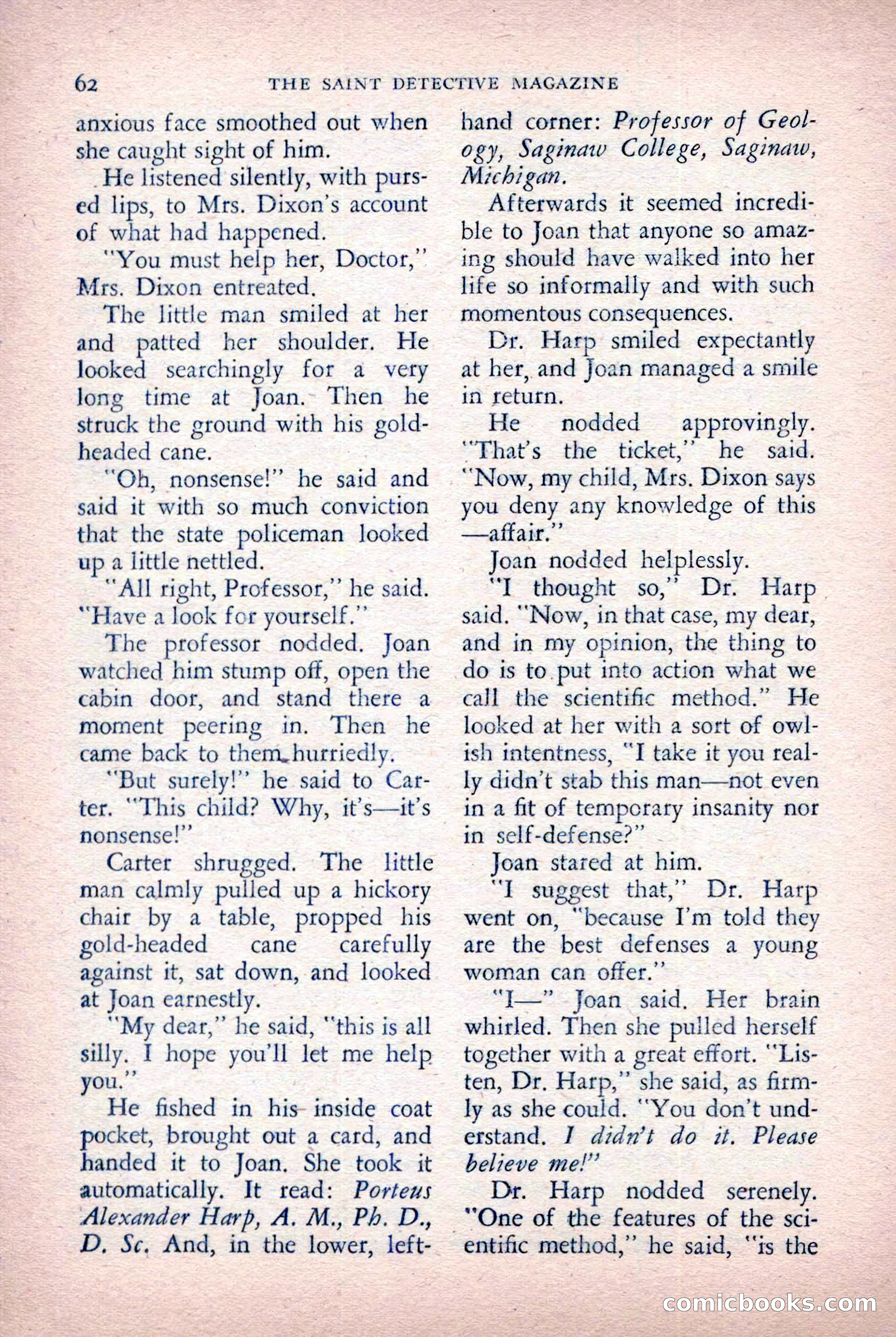 The Saint Detective Magazine, October 1955 — page 64 of 164