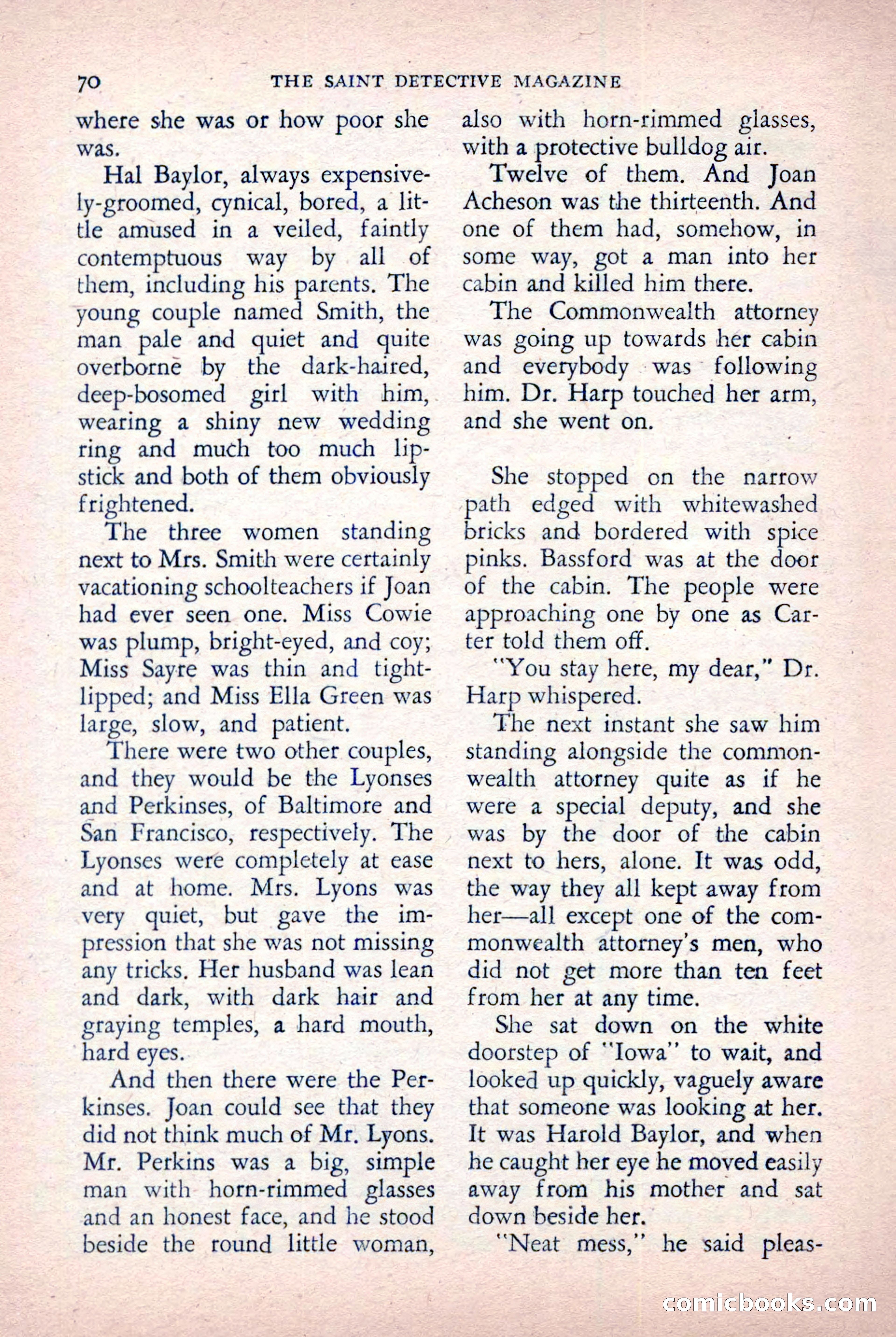 The Saint Detective Magazine, October 1955 — page 72 of 164