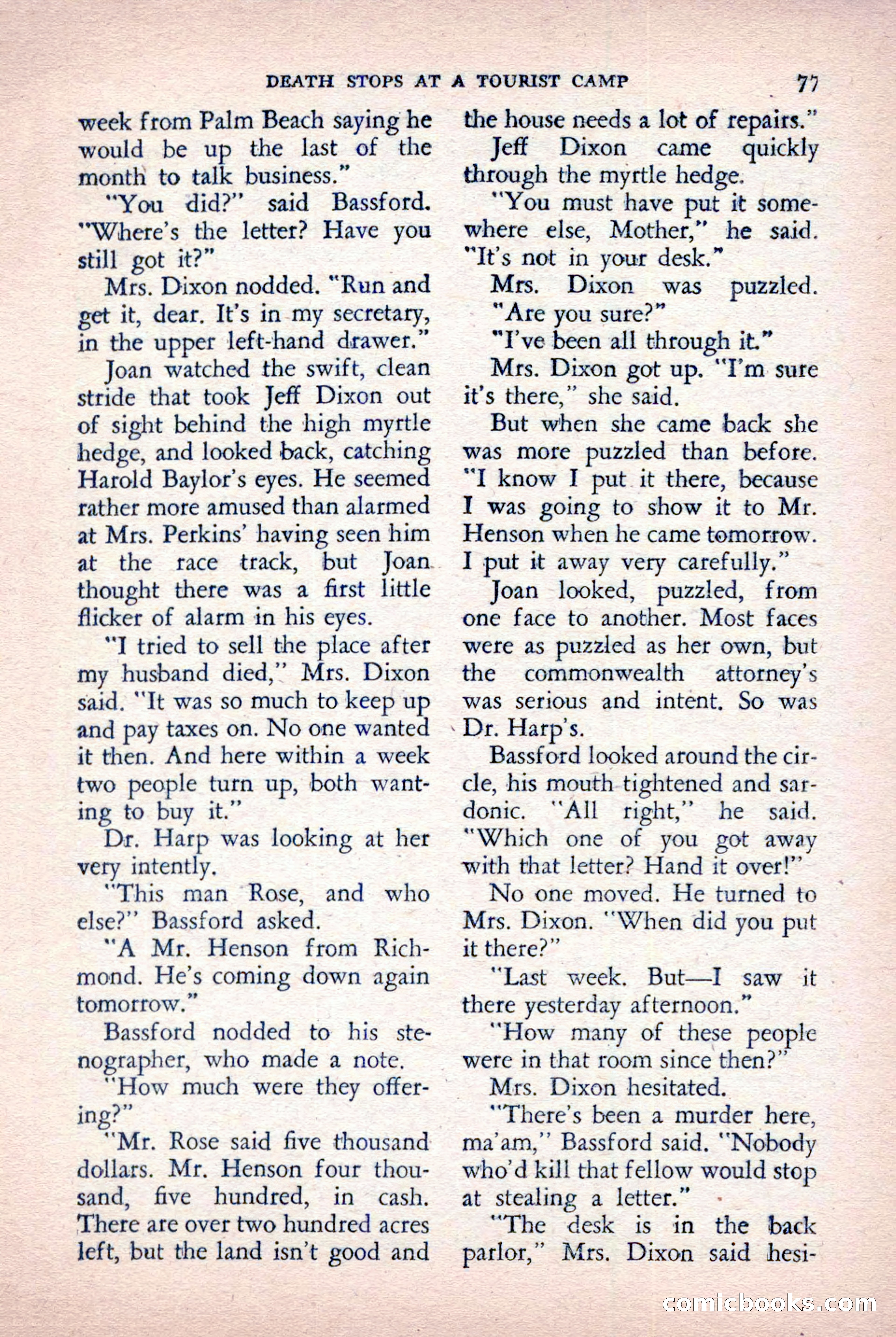 The Saint Detective Magazine, October 1955 — page 79 of 164