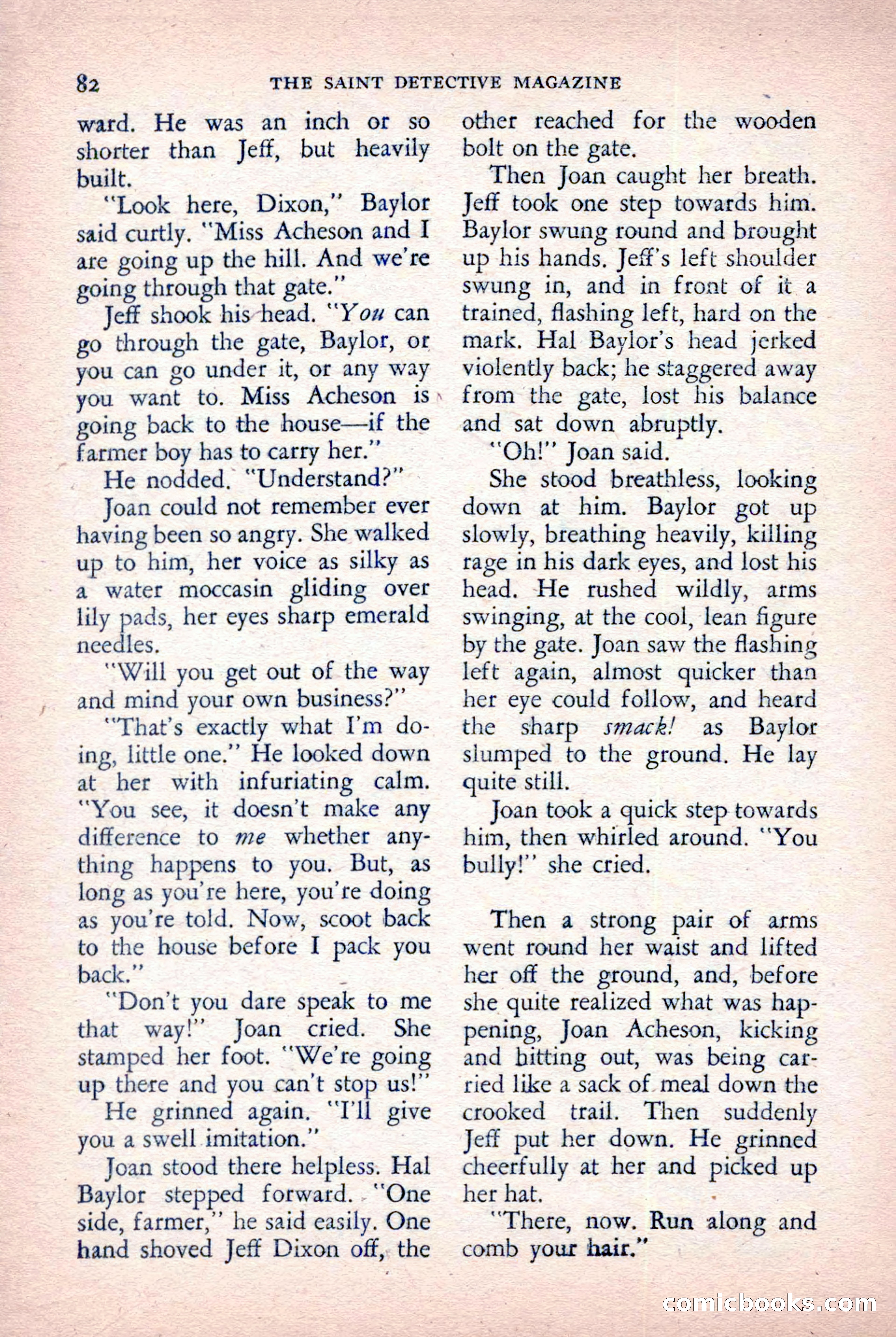 The Saint Detective Magazine, October 1955 — page 84 of 164
