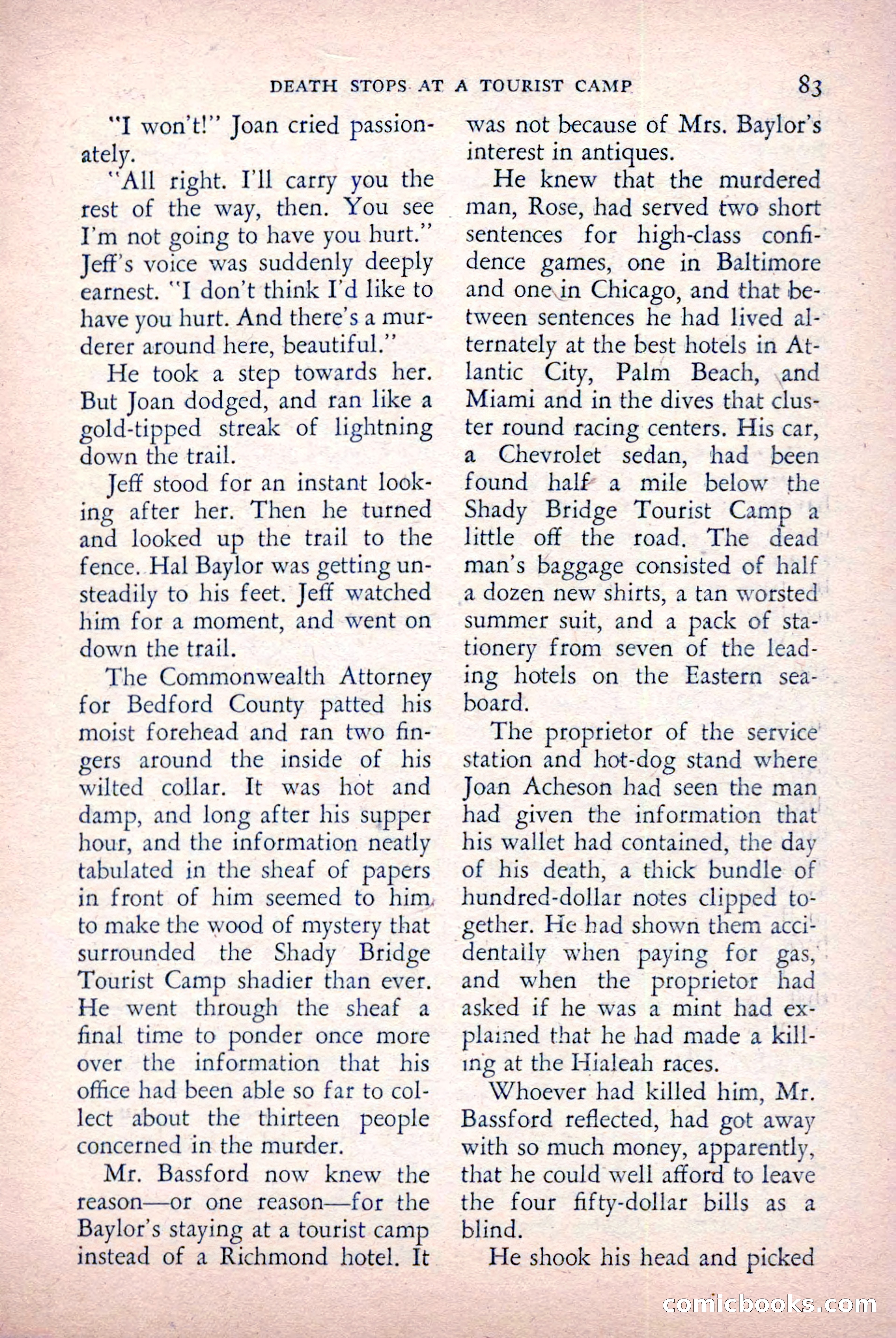 The Saint Detective Magazine, October 1955 — page 85 of 164