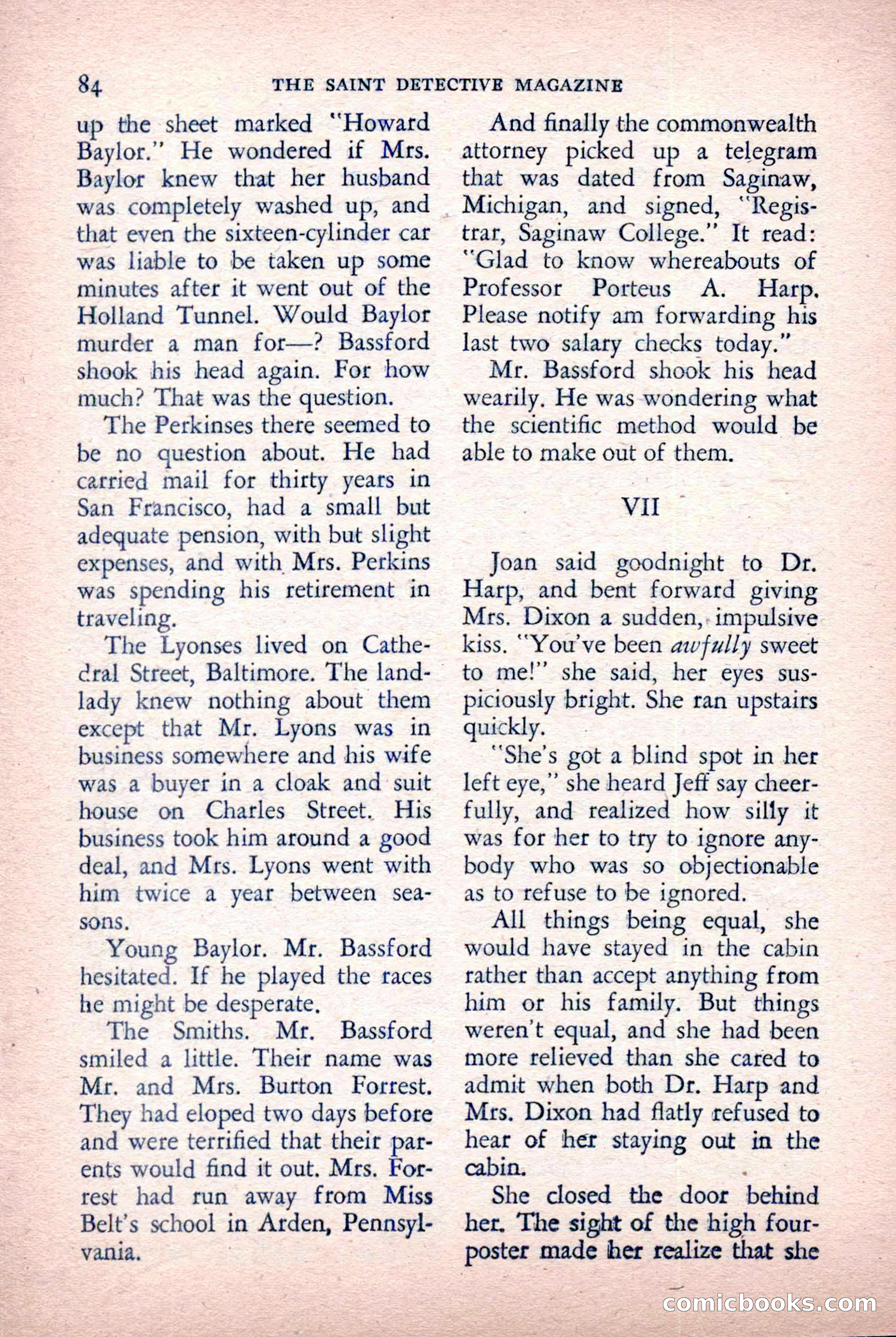 The Saint Detective Magazine, October 1955 — page 86 of 164