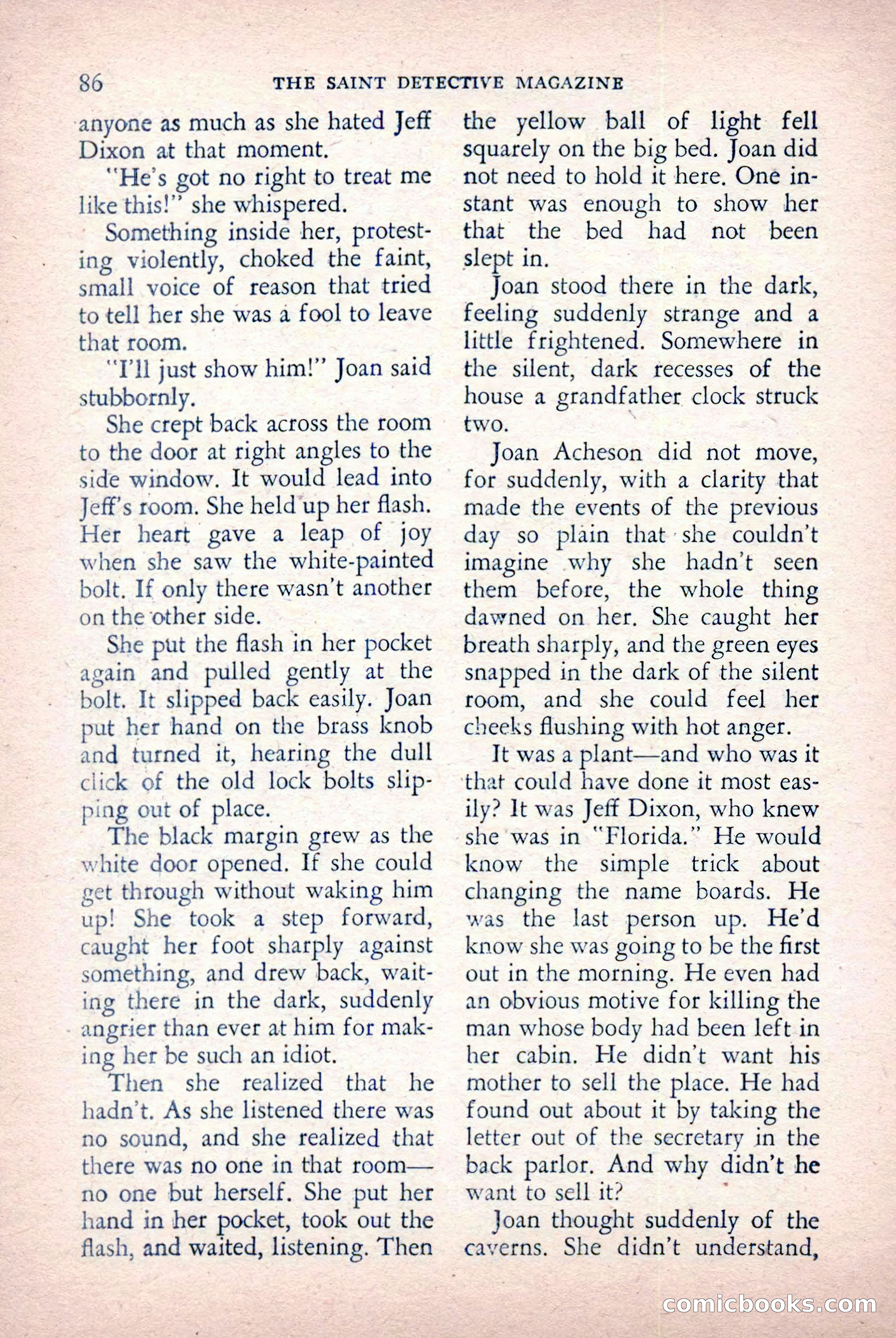 The Saint Detective Magazine, October 1955 — page 88 of 164