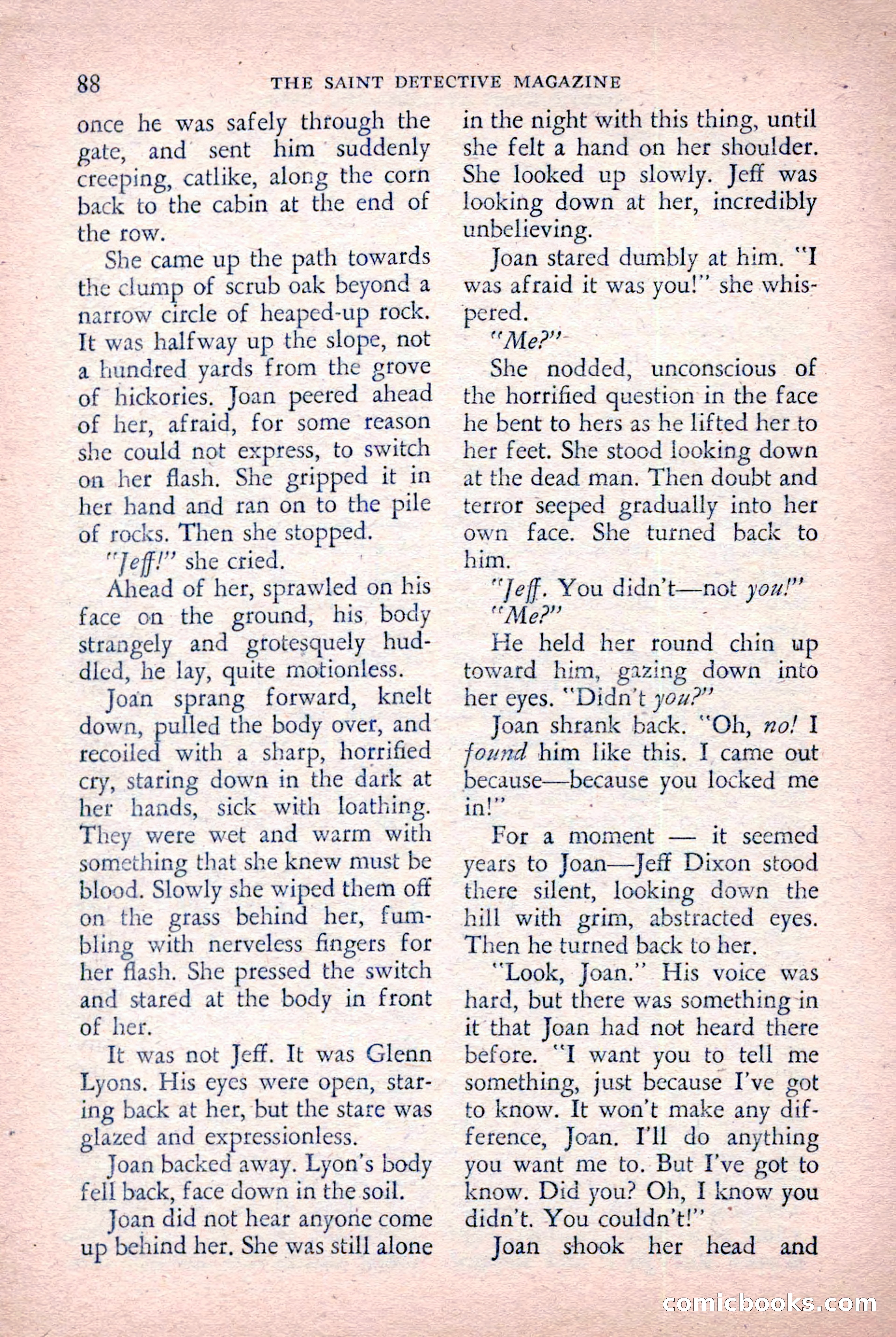The Saint Detective Magazine, October 1955 — page 90 of 164