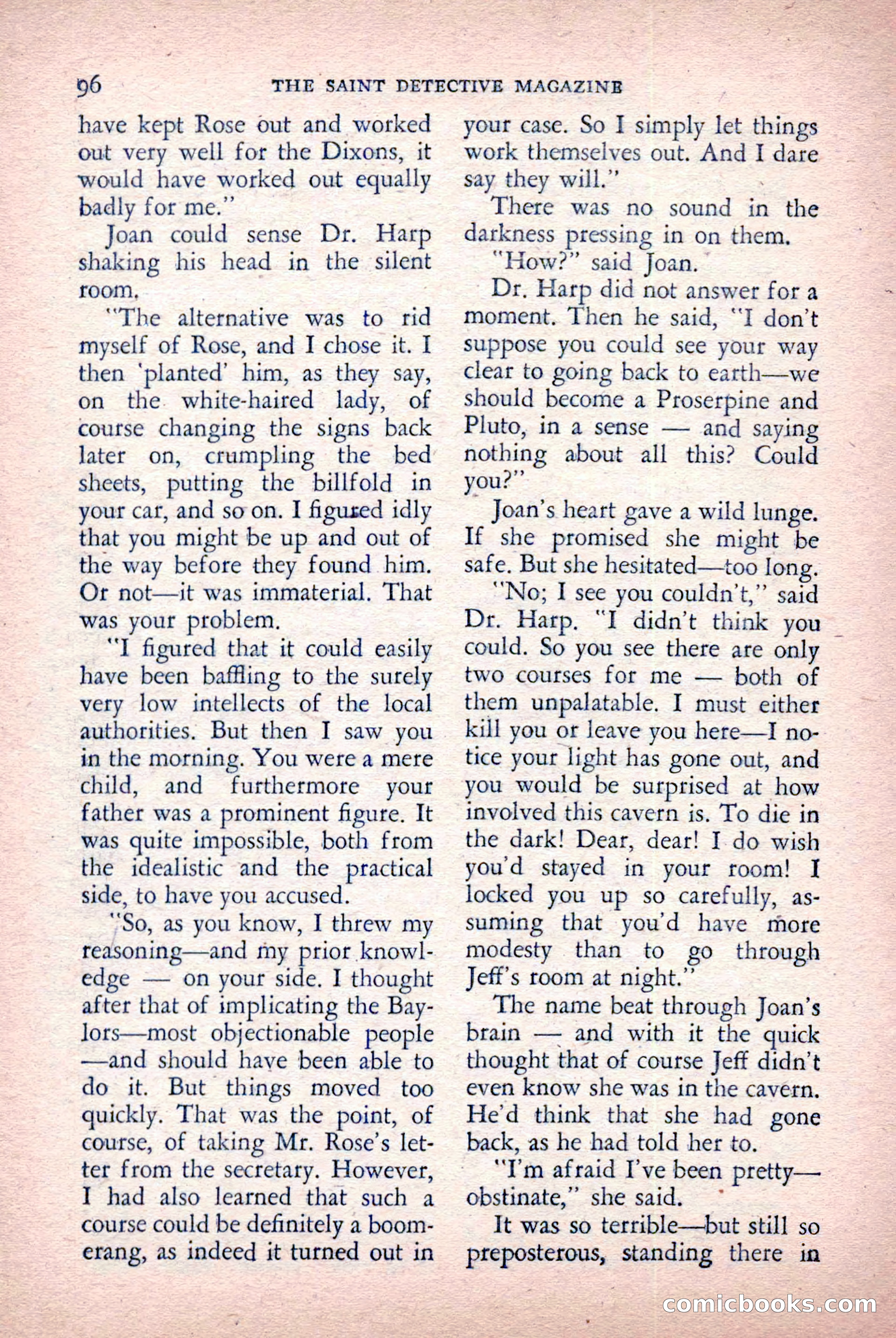 The Saint Detective Magazine, October 1955 — page 98 of 164