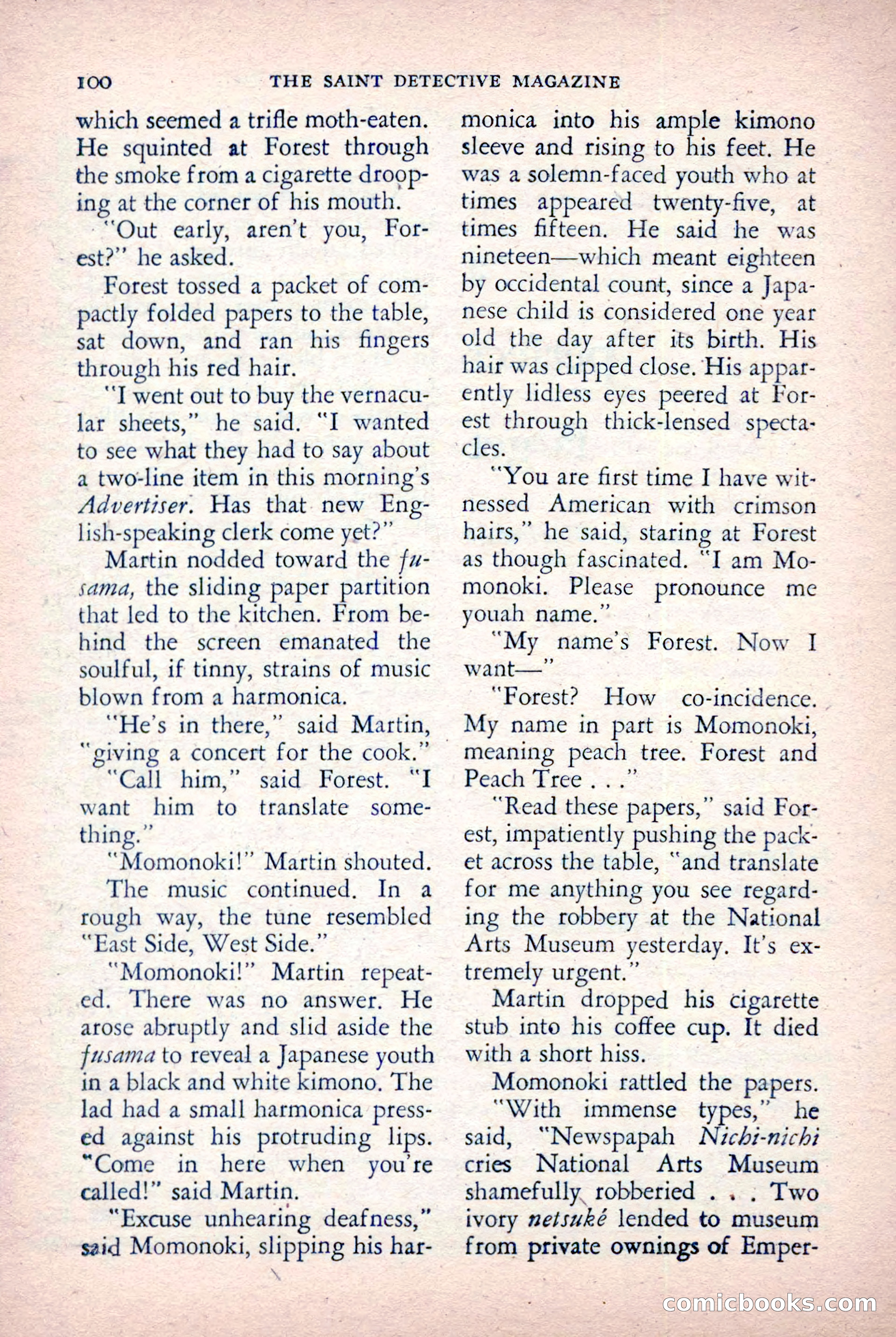 The Saint Detective Magazine, October 1955 — page 102 of 164