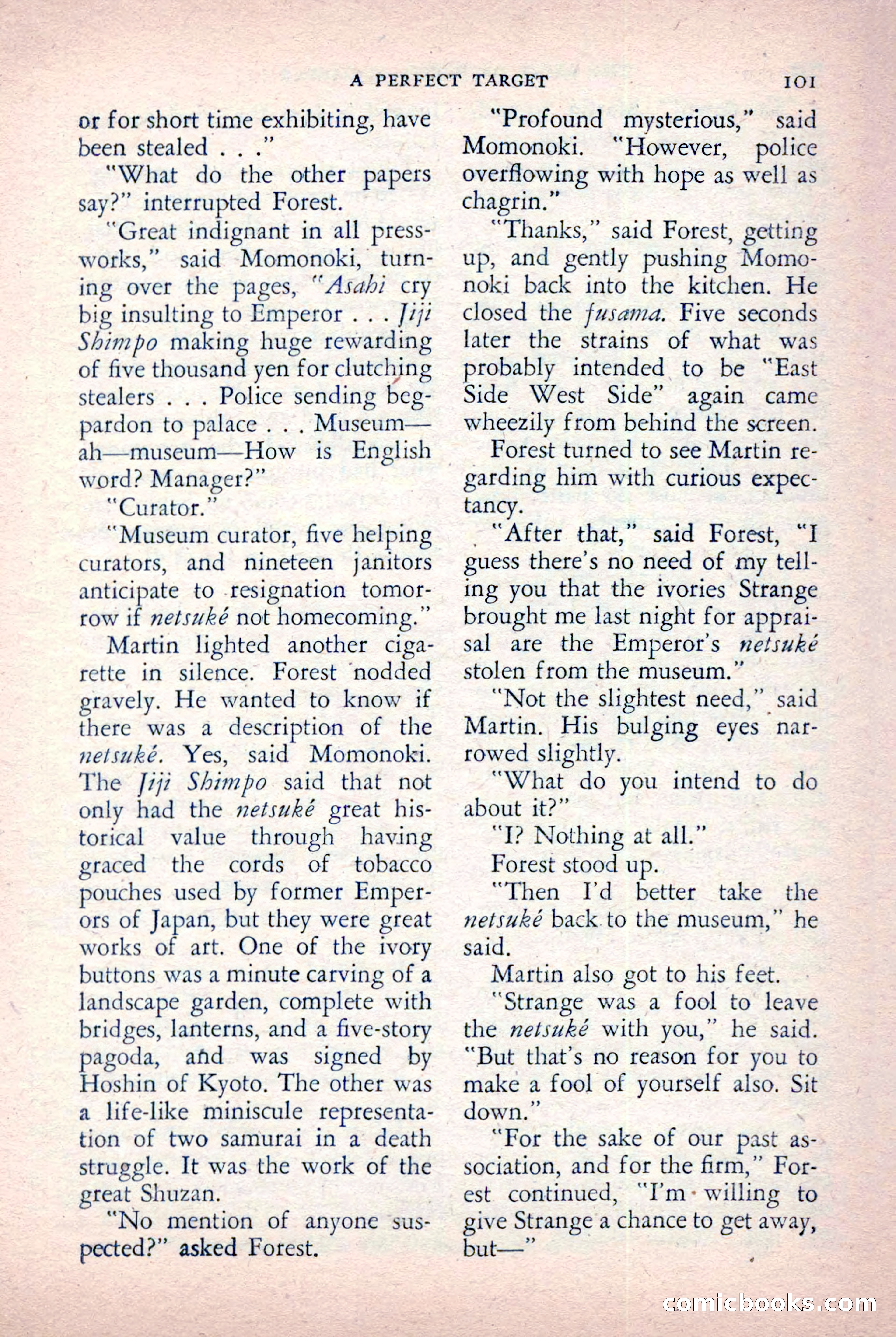 The Saint Detective Magazine, October 1955 — page 103 of 164