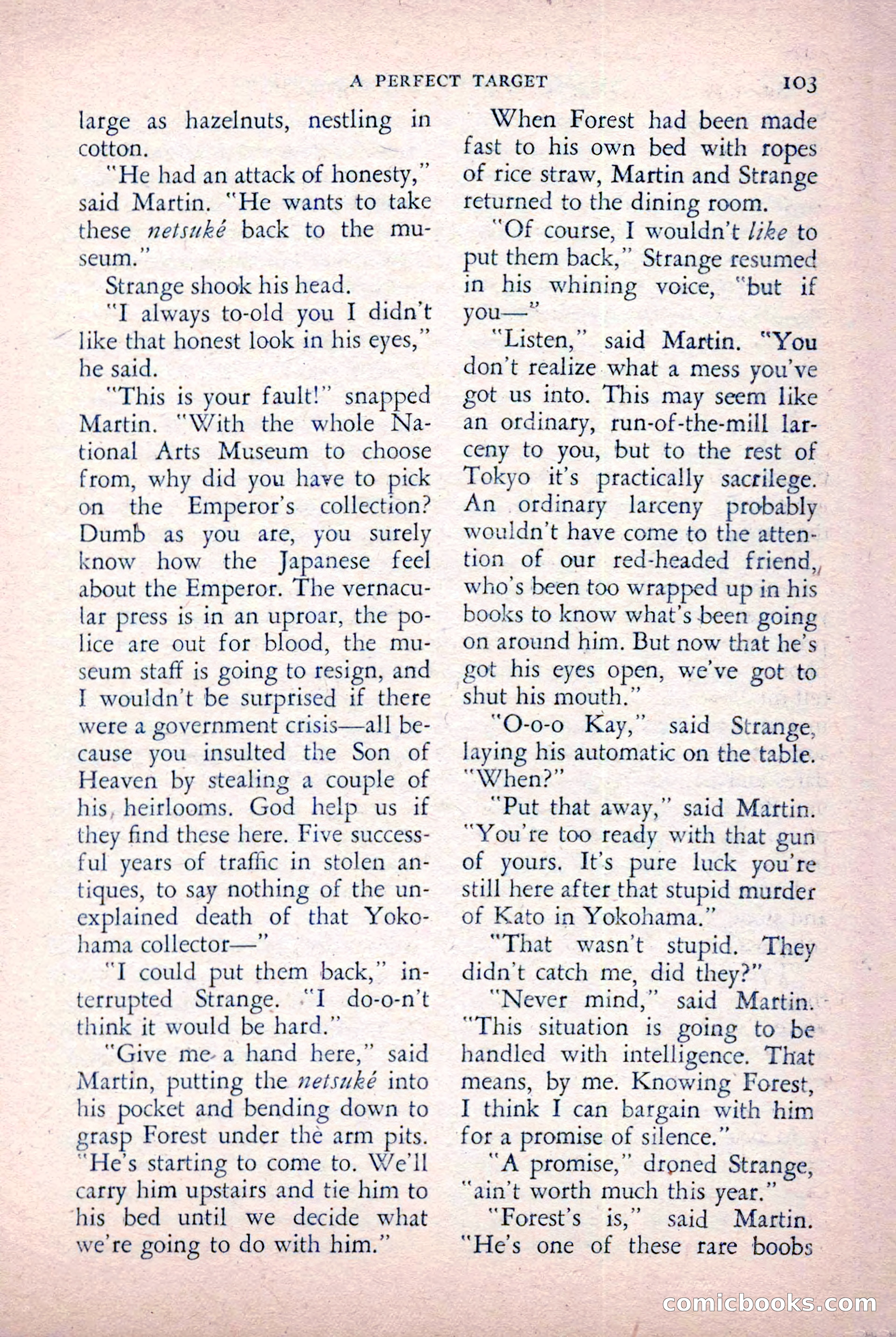 The Saint Detective Magazine, October 1955 — page 105 of 164