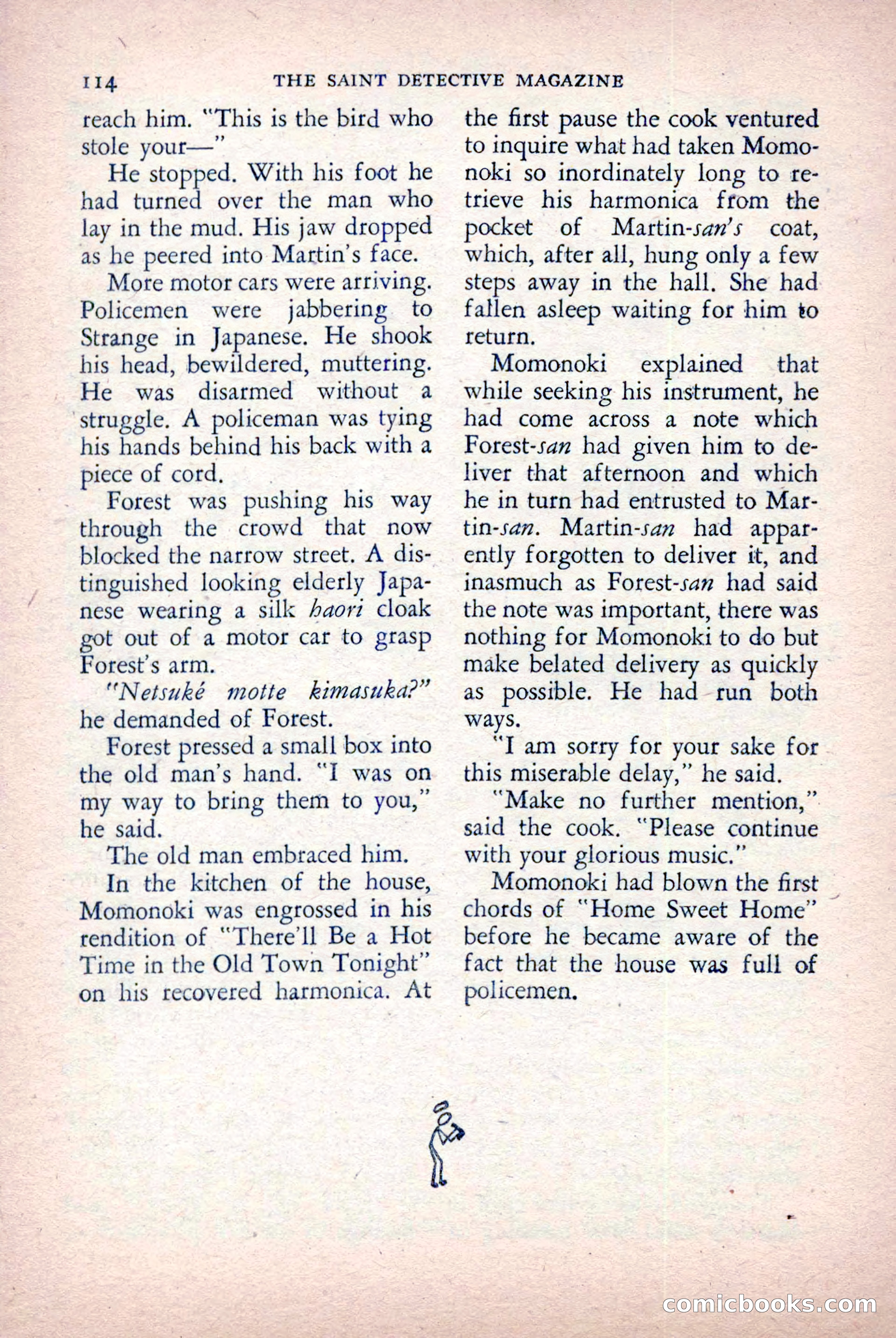 The Saint Detective Magazine, October 1955 — page 116 of 164