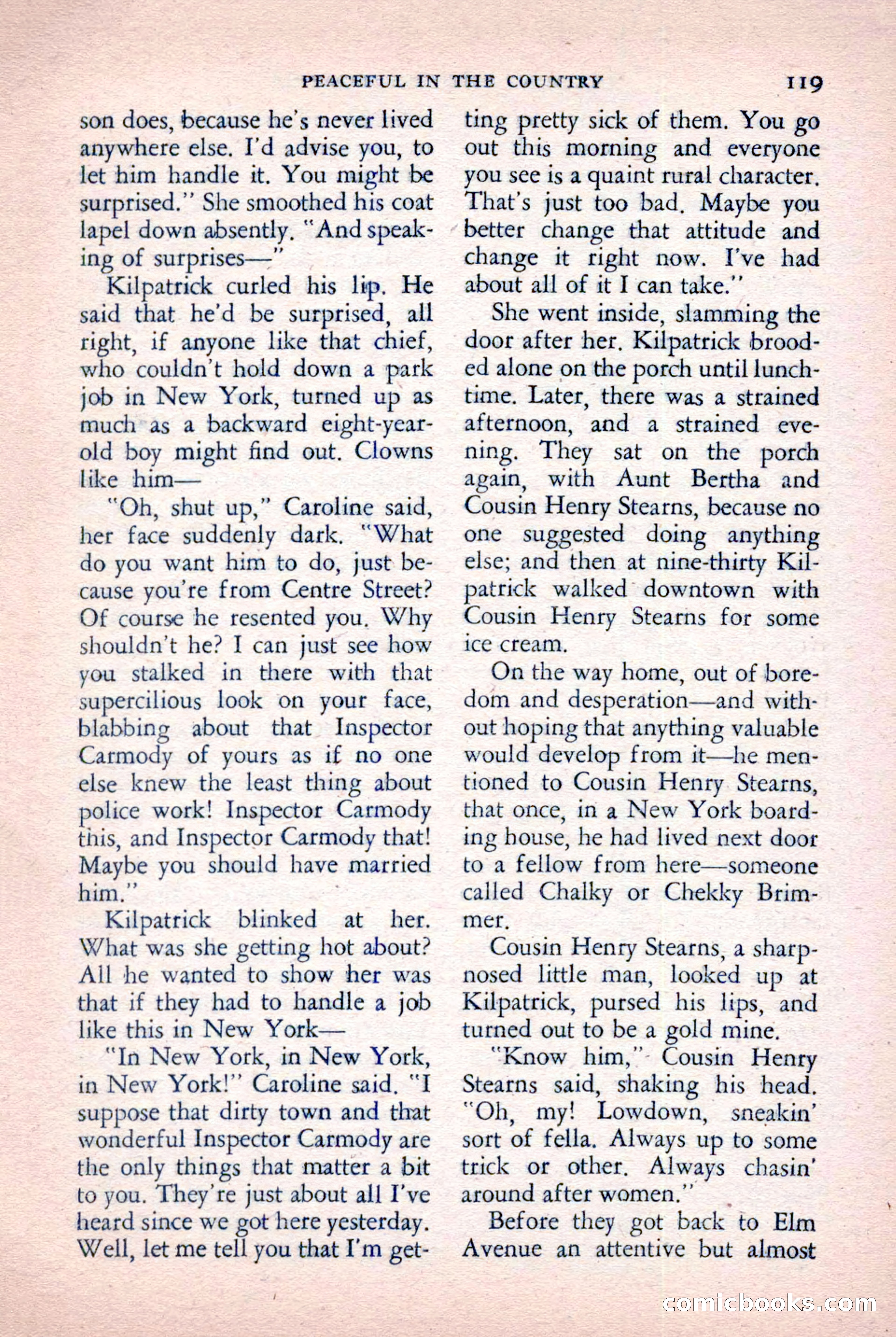 The Saint Detective Magazine, October 1955 — page 121 of 164