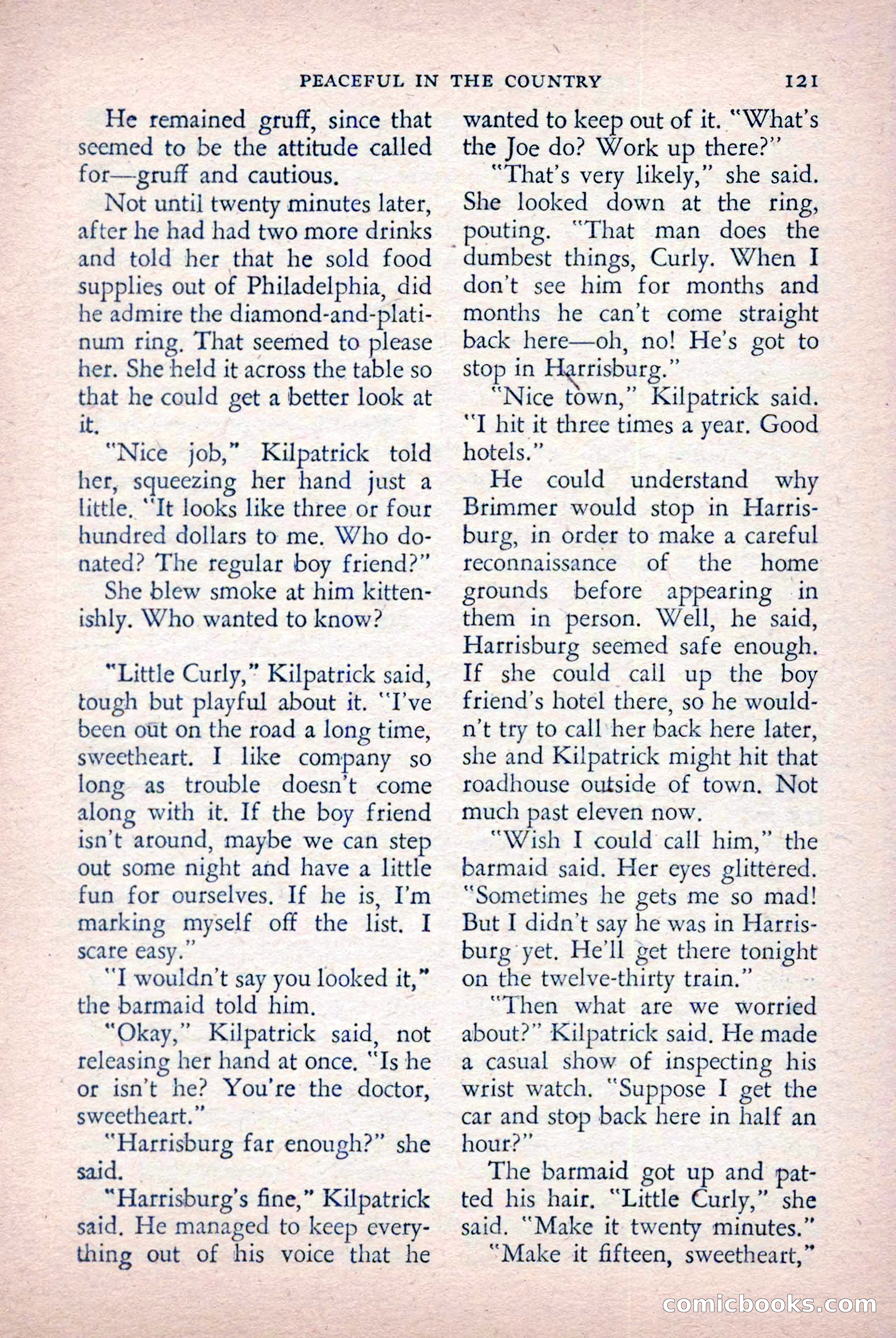 The Saint Detective Magazine, October 1955 — page 123 of 164