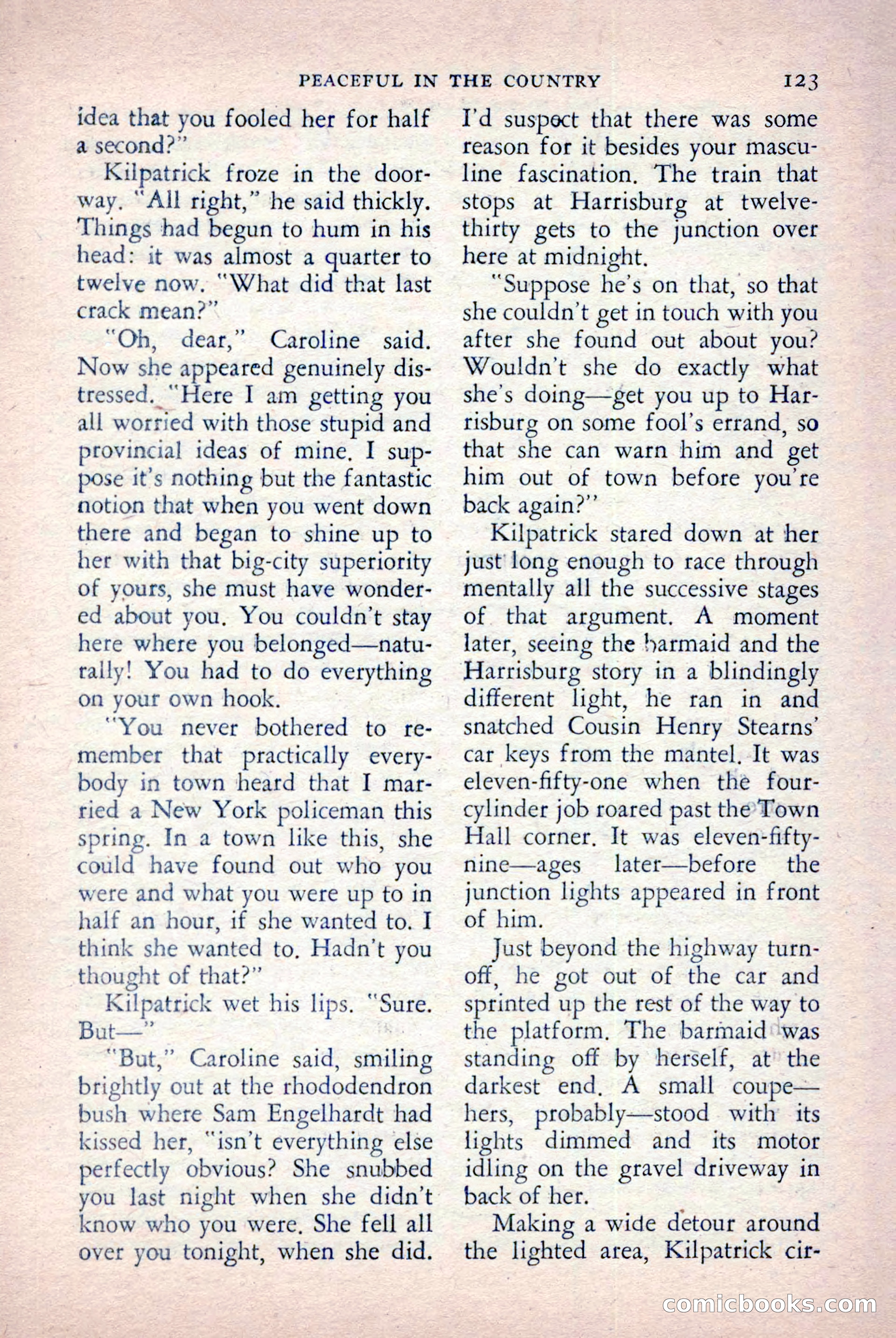 The Saint Detective Magazine, October 1955 — page 125 of 164
