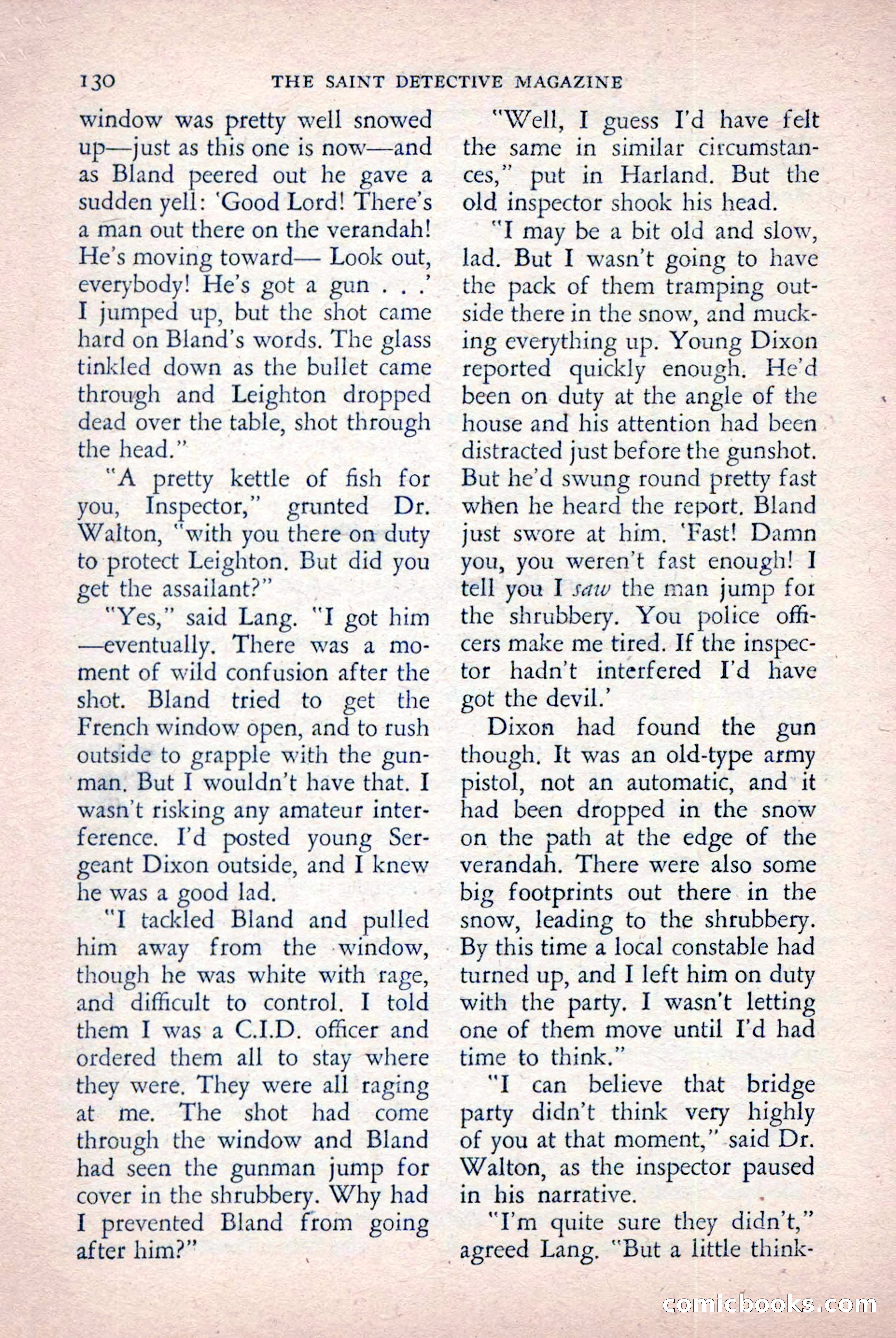 The Saint Detective Magazine, October 1955 — page 132 of 164