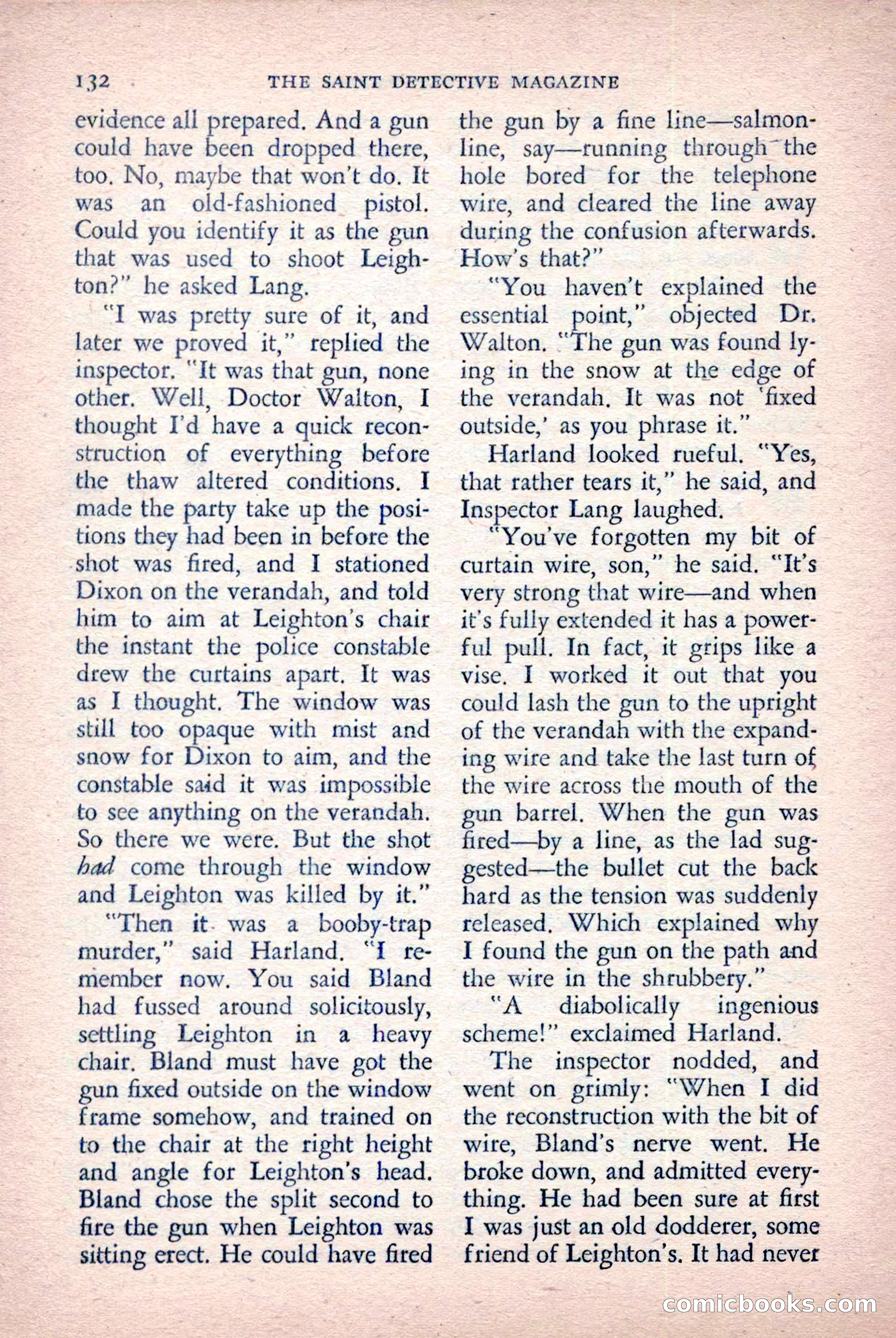 The Saint Detective Magazine, October 1955 — page 134 of 164