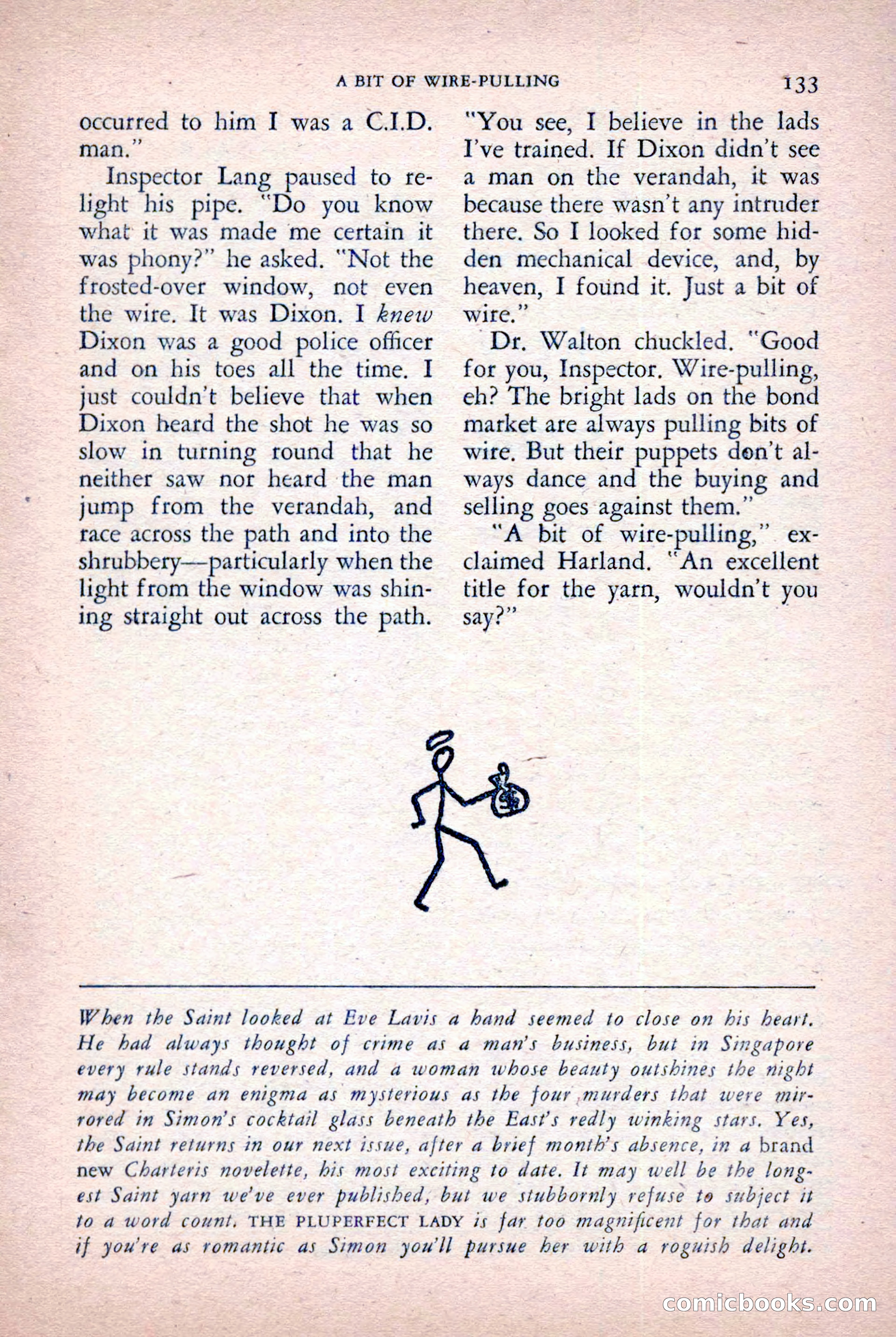 The Saint Detective Magazine, October 1955 — page 135 of 164