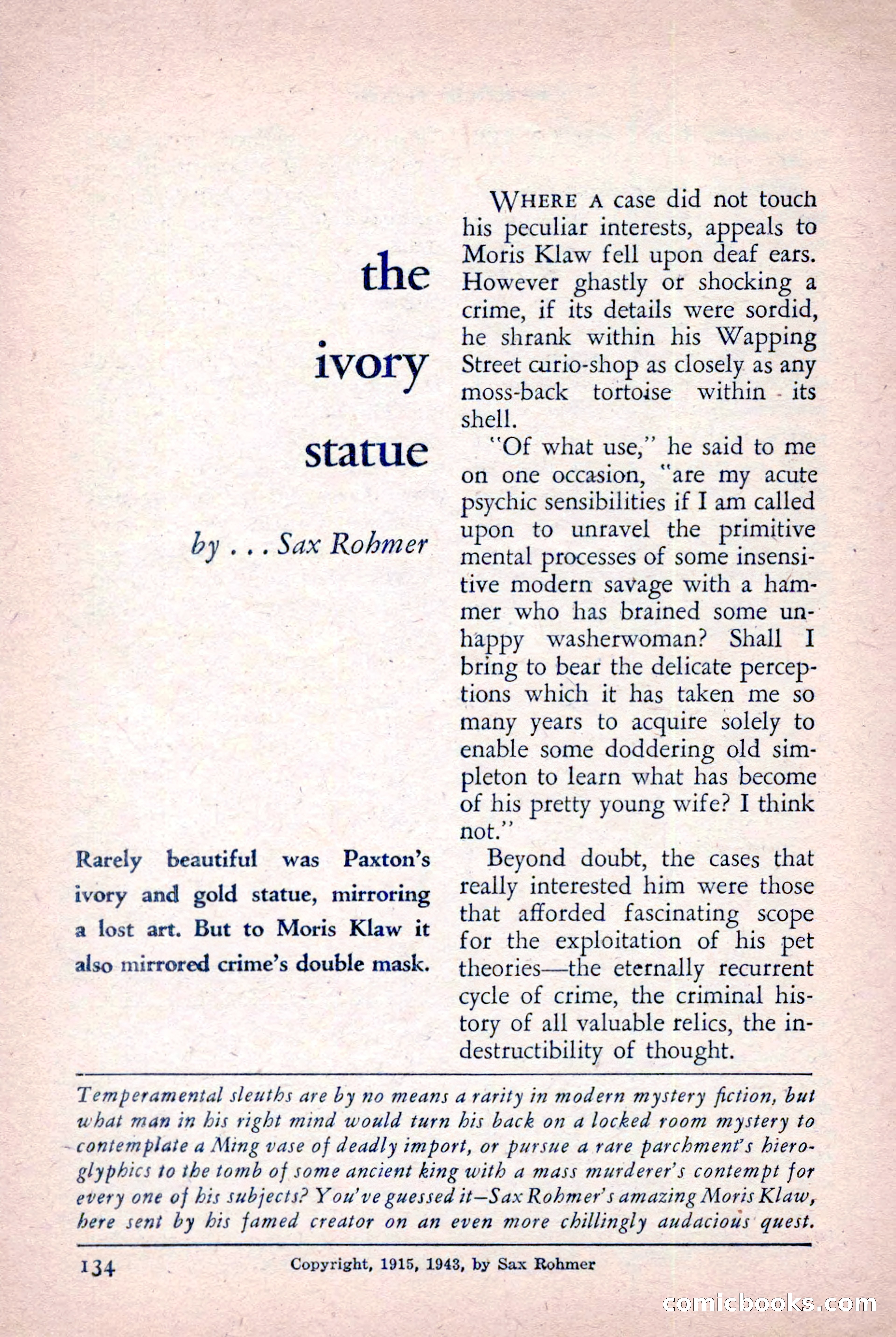 The Saint Detective Magazine, October 1955 — page 136 of 164
