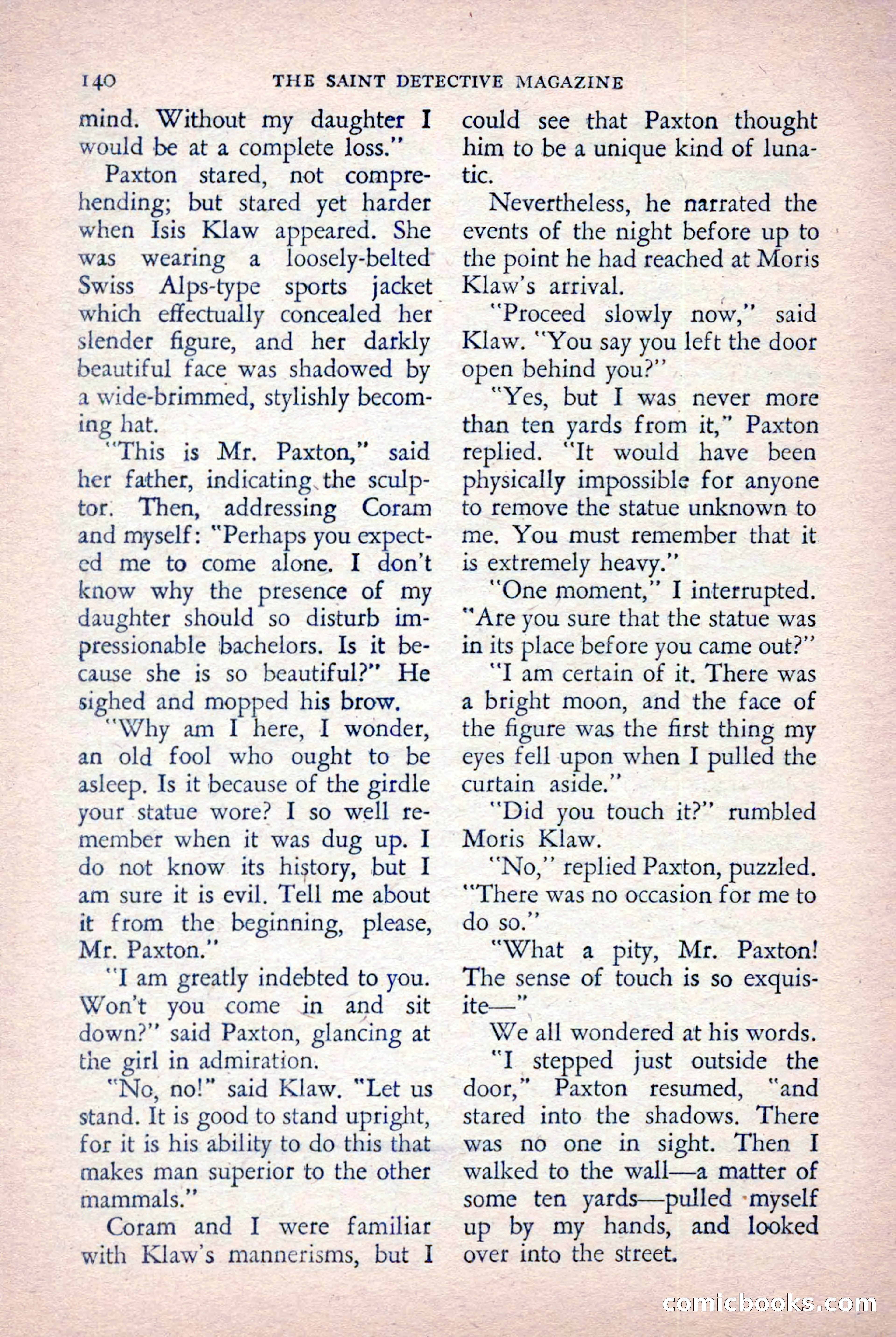 The Saint Detective Magazine, October 1955 — page 142 of 164