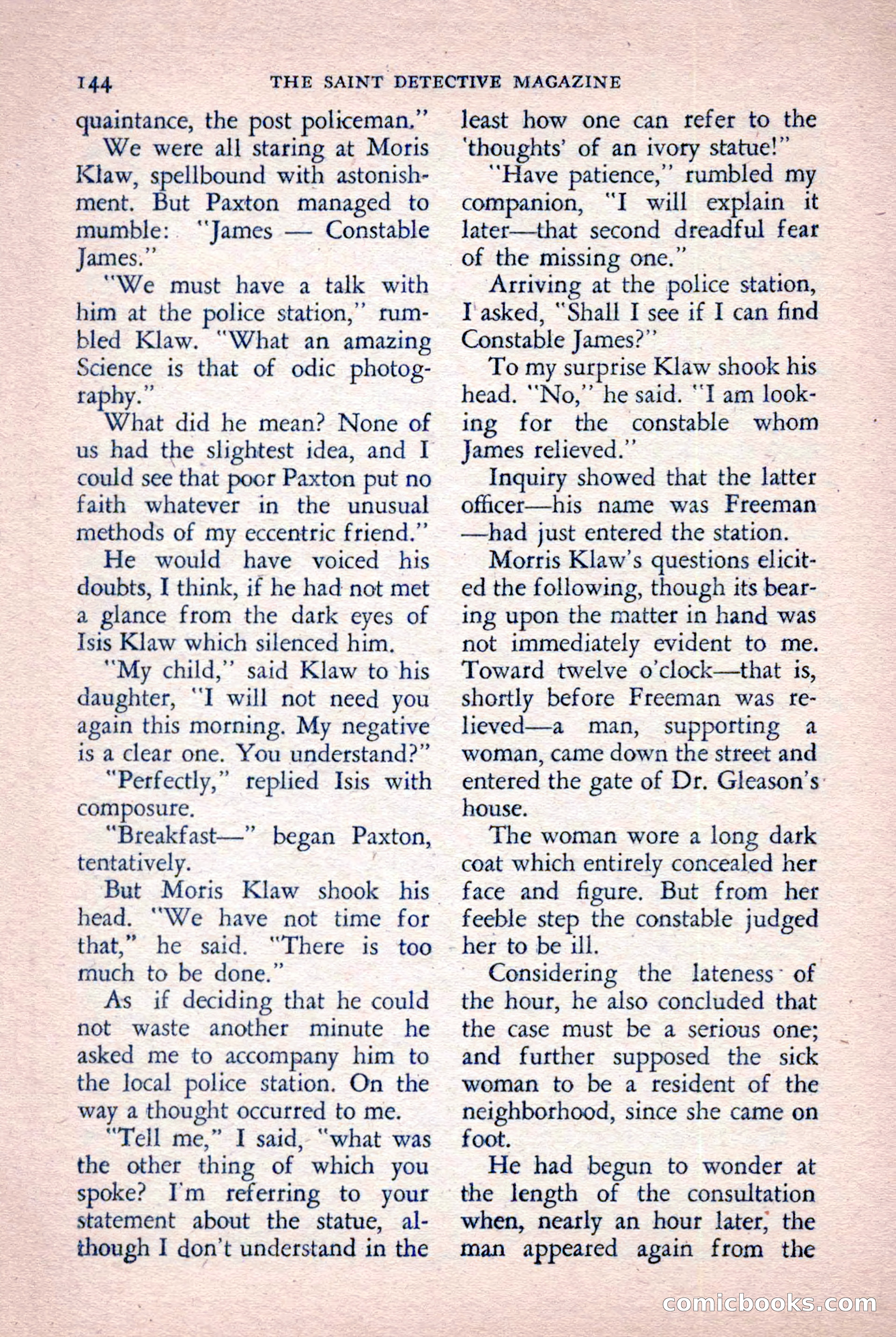 The Saint Detective Magazine, October 1955 — page 146 of 164